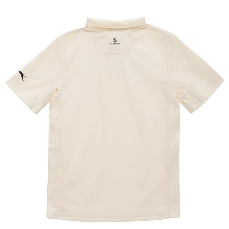 Crema - Slazenger - short sleeve Cricket Shirt Junior Boys - 2