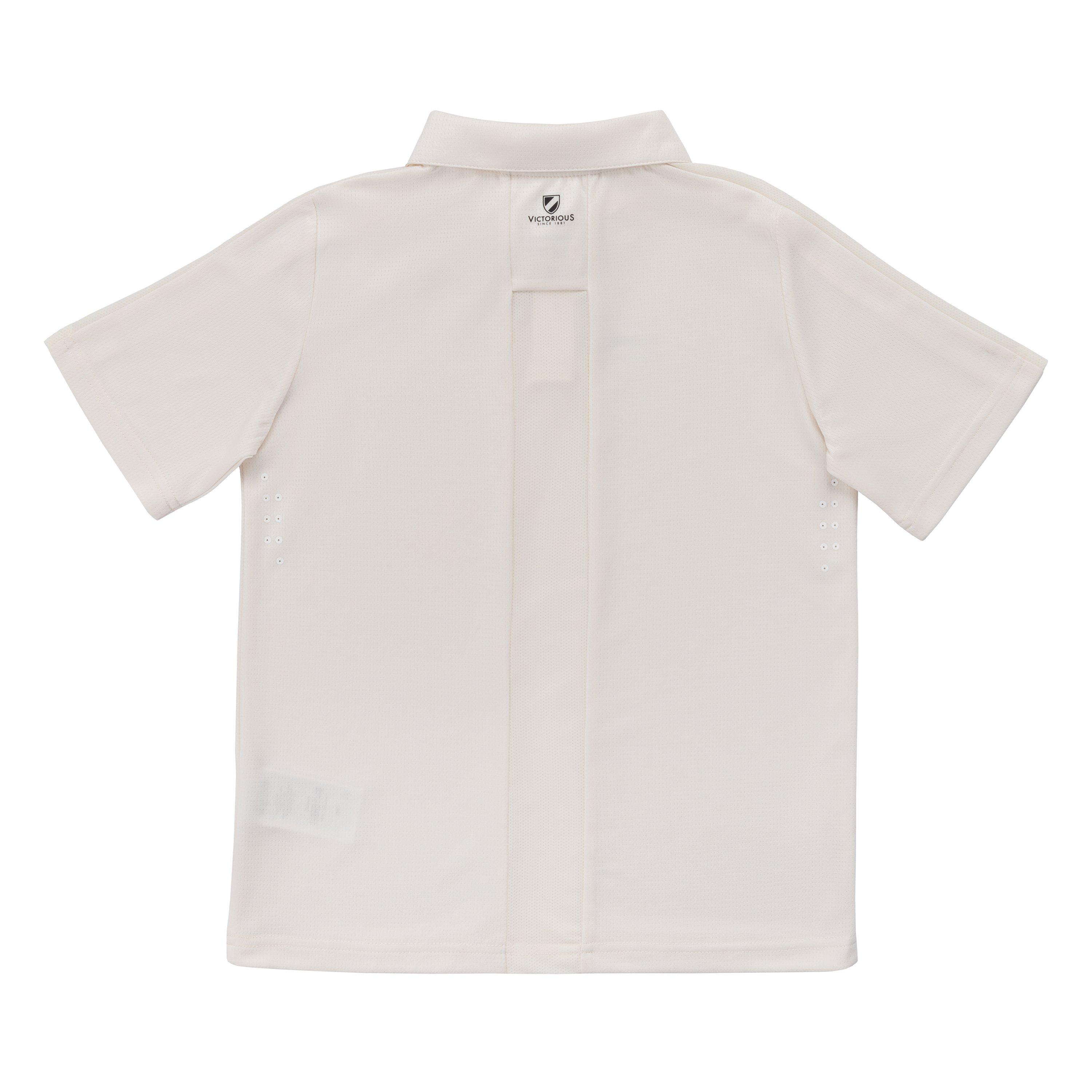 Cream - Slazenger - Aero Short Sleeve Juniors - 2