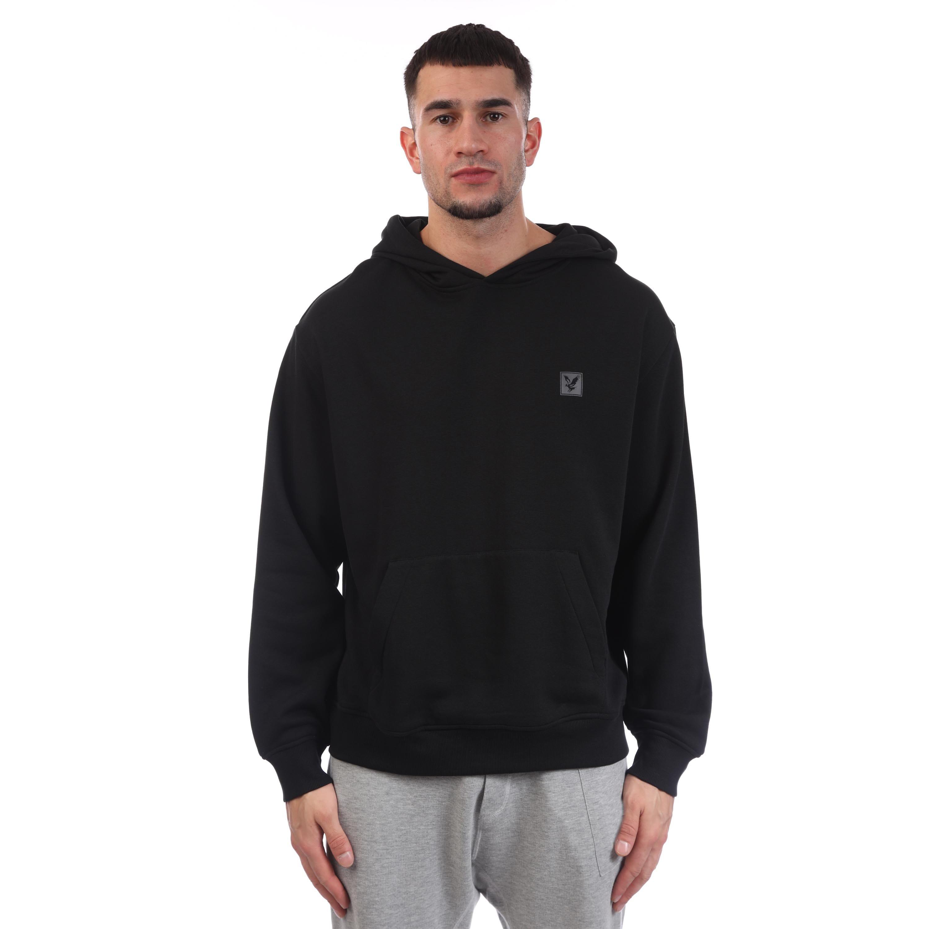 Black - Lyle and Scott - Loungewear Pullover Hoodie - 1