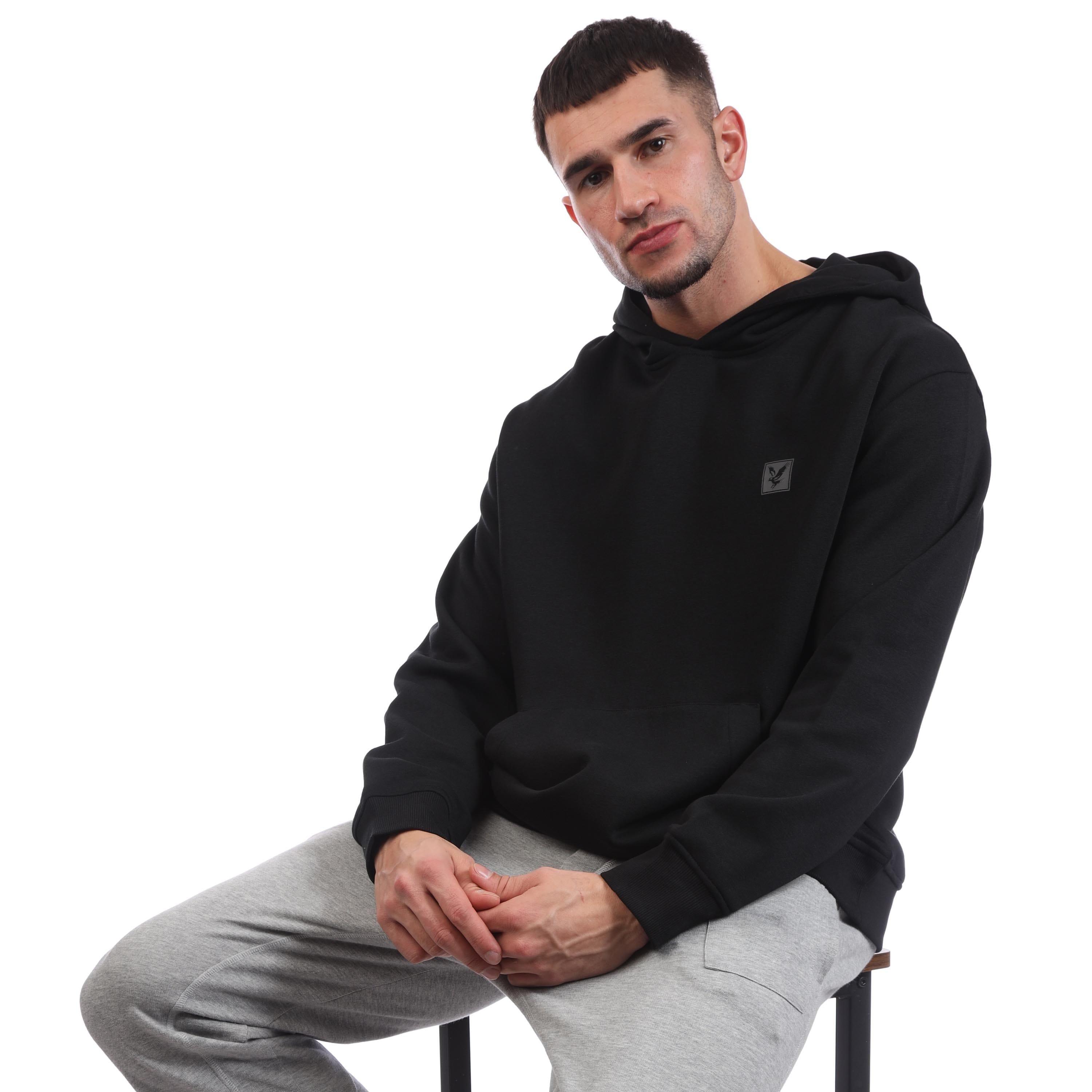 Black - Lyle and Scott - Loungewear Pullover Hoodie - 4