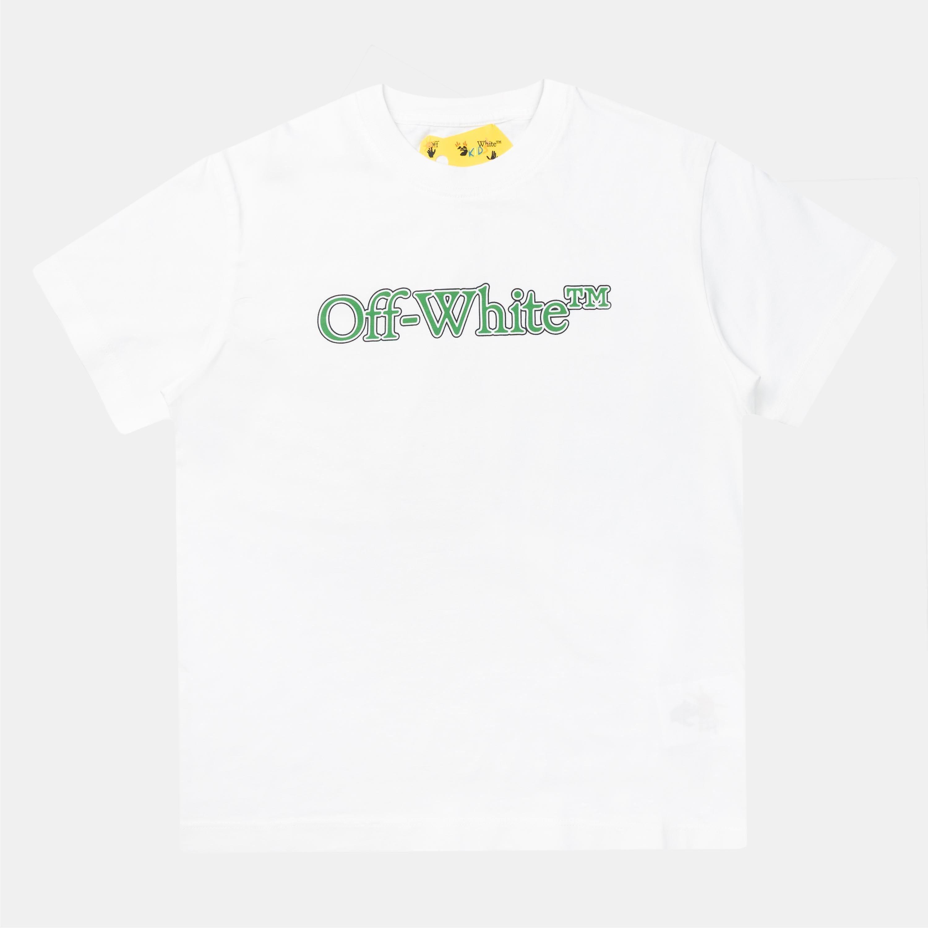 White Green - Off White - Big Bookish T-Shirt - 1