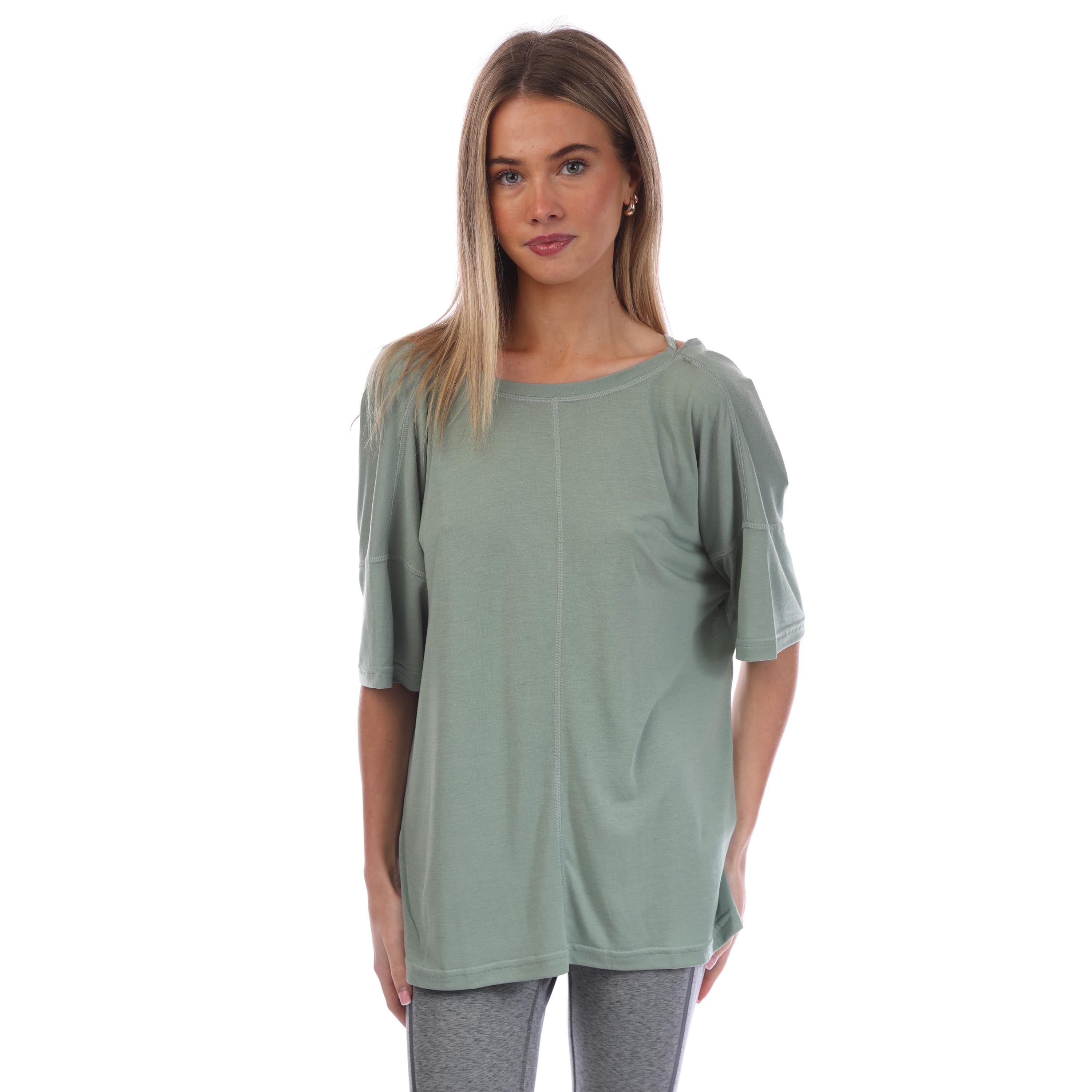 Green - adidas - Yoga Studio Oversized T-Shirt - 1