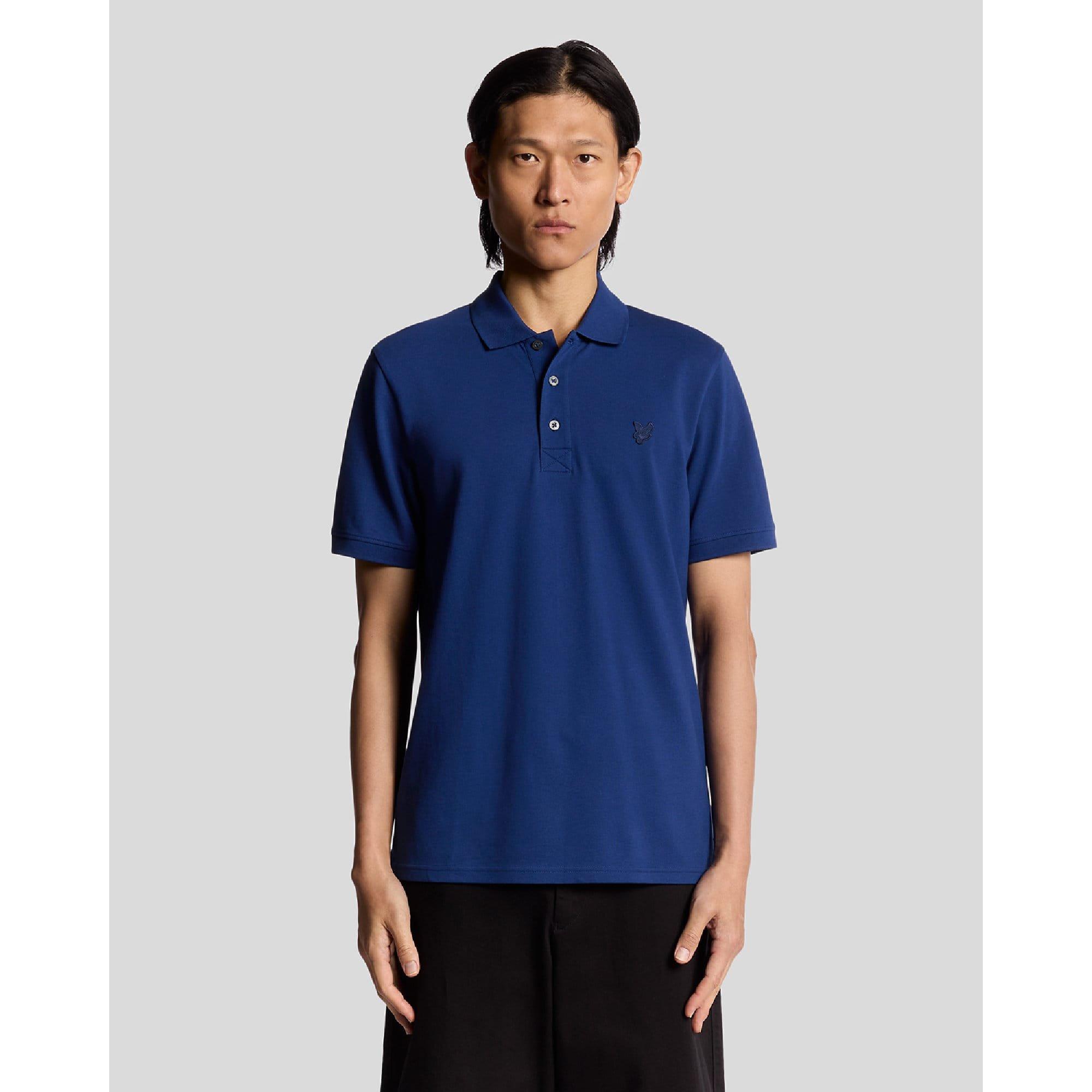 Blue - Lyle and Scott - Superfine Polo Shirt - 1