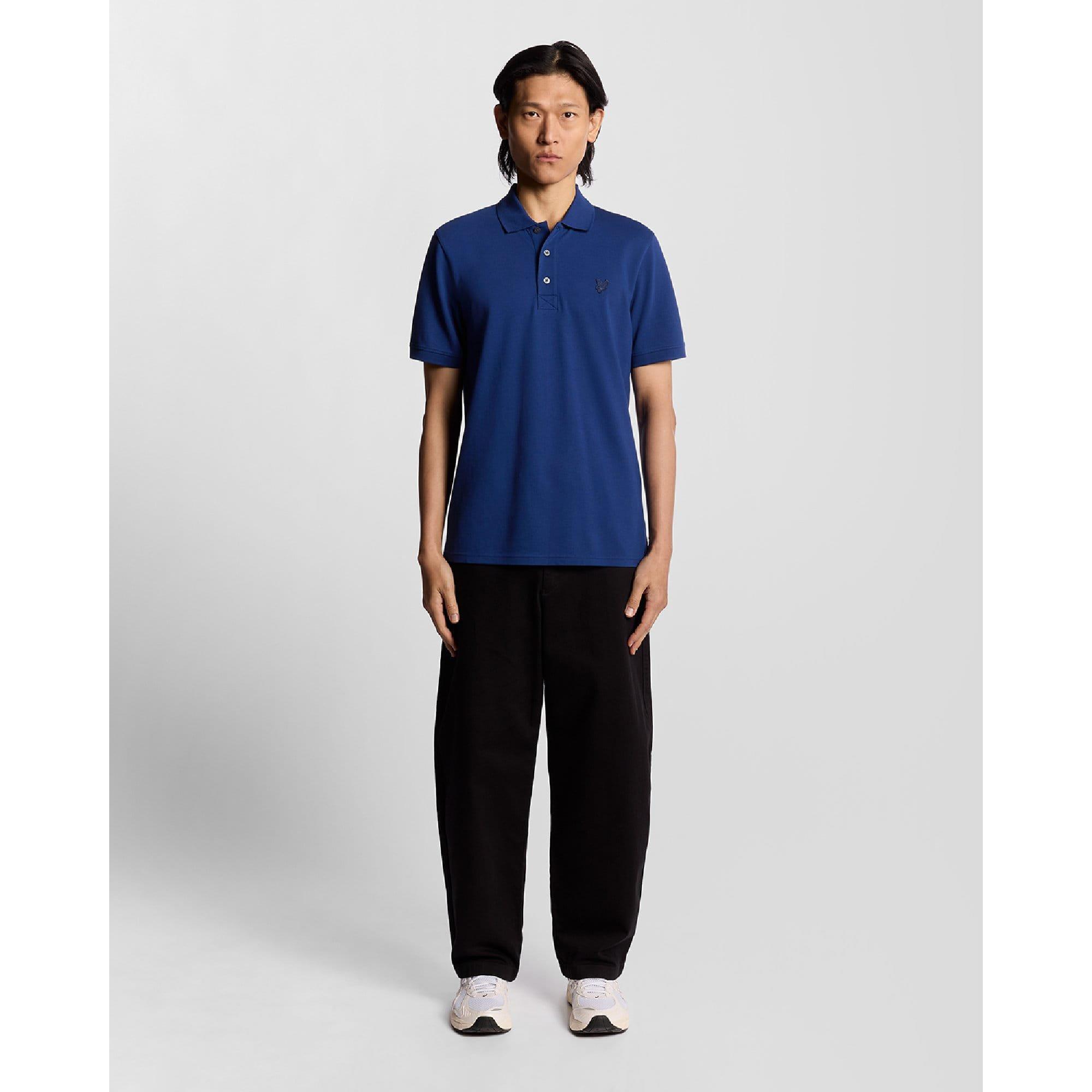 Blue - Lyle and Scott - Superfine Polo Shirt - 2