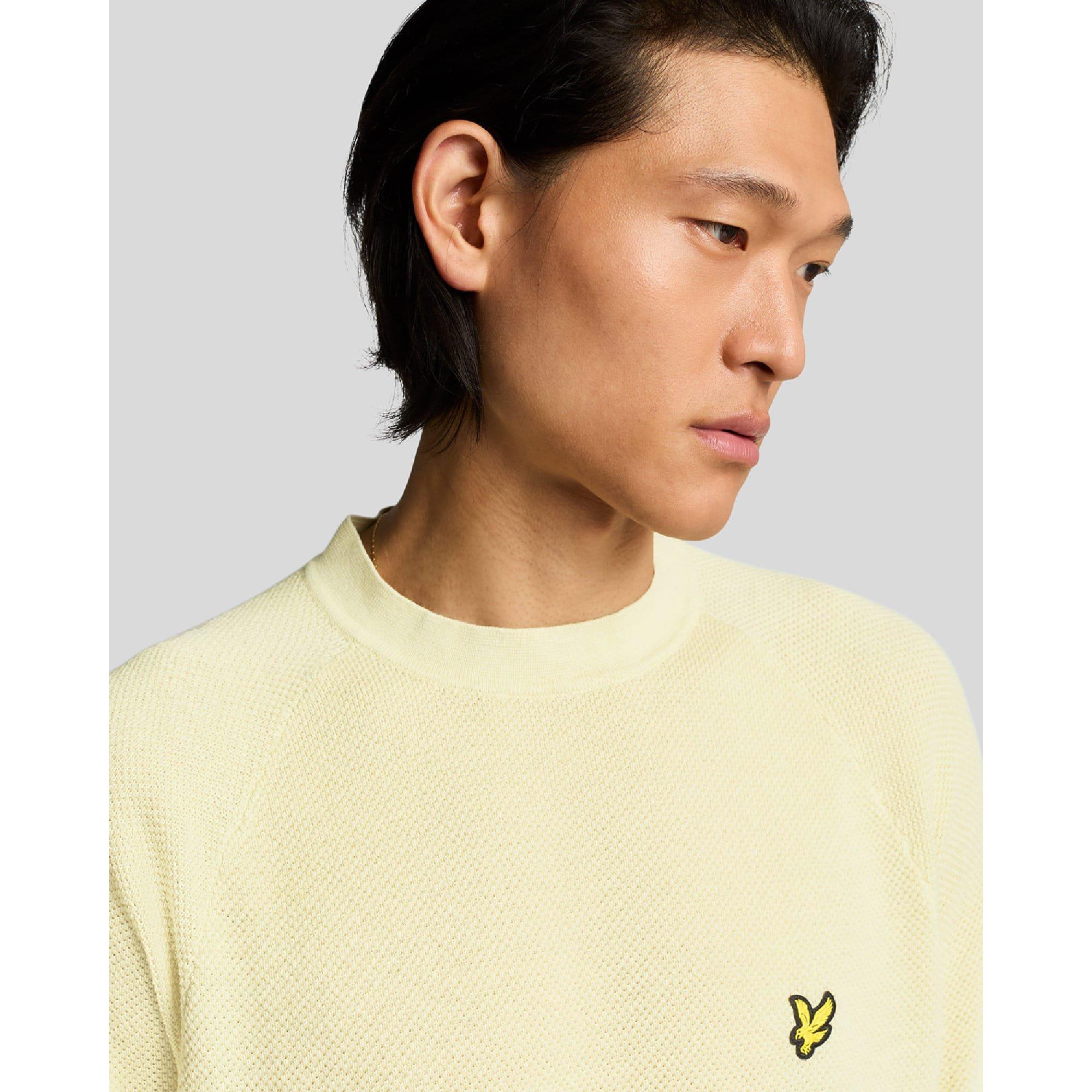 Beige - Lyle and Scott - Knitted T-Shirt - 4