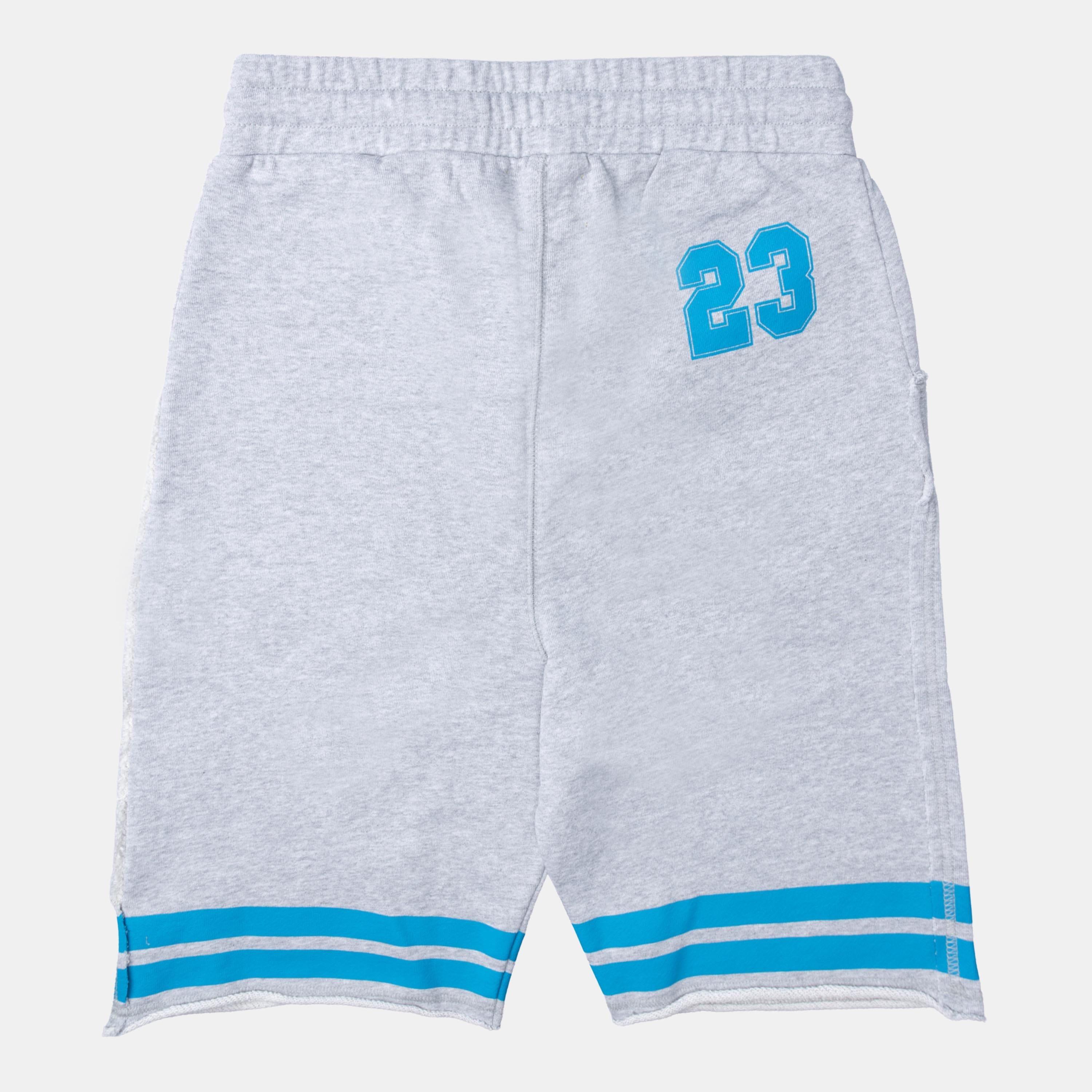 Grey Blue - Off White - Team 23 Sweat Shorts - 2