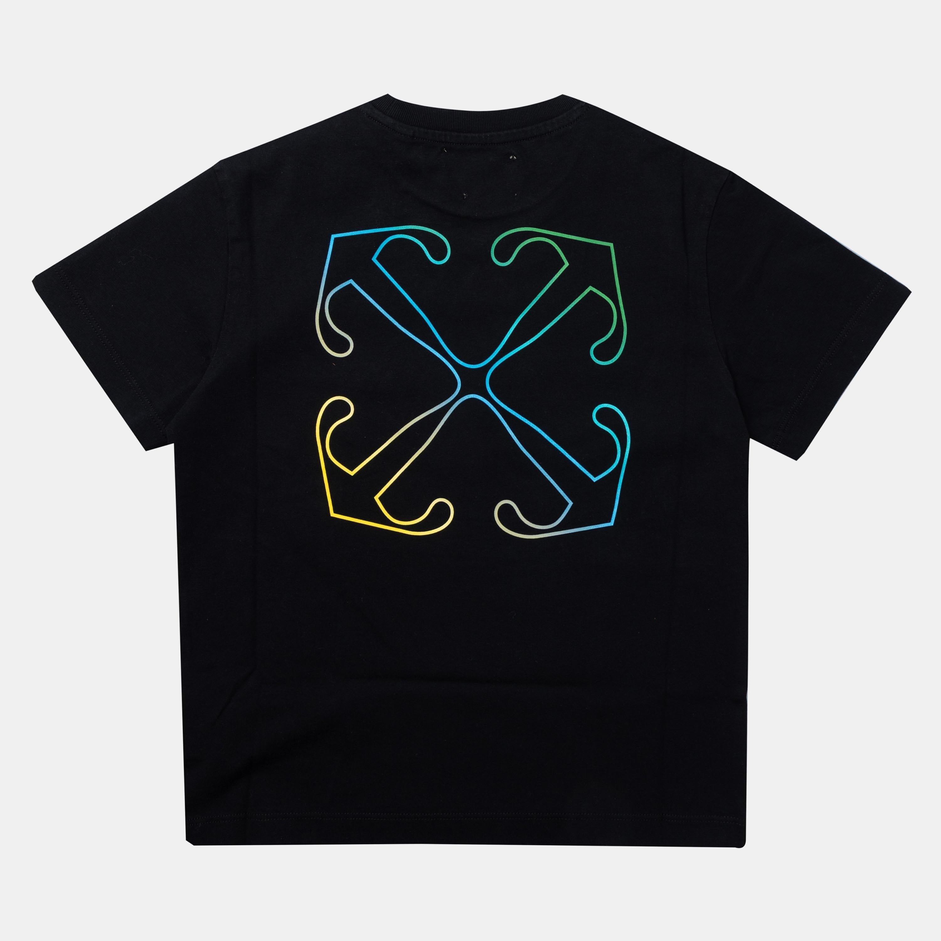 Black - Off White - Rainbow Arrow T-Shirt - 2