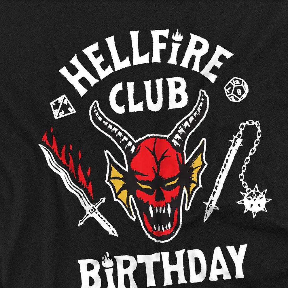 Black - Stranger Things - Stranger Things Hellfire Birthday Boy Inverted T-S - 2