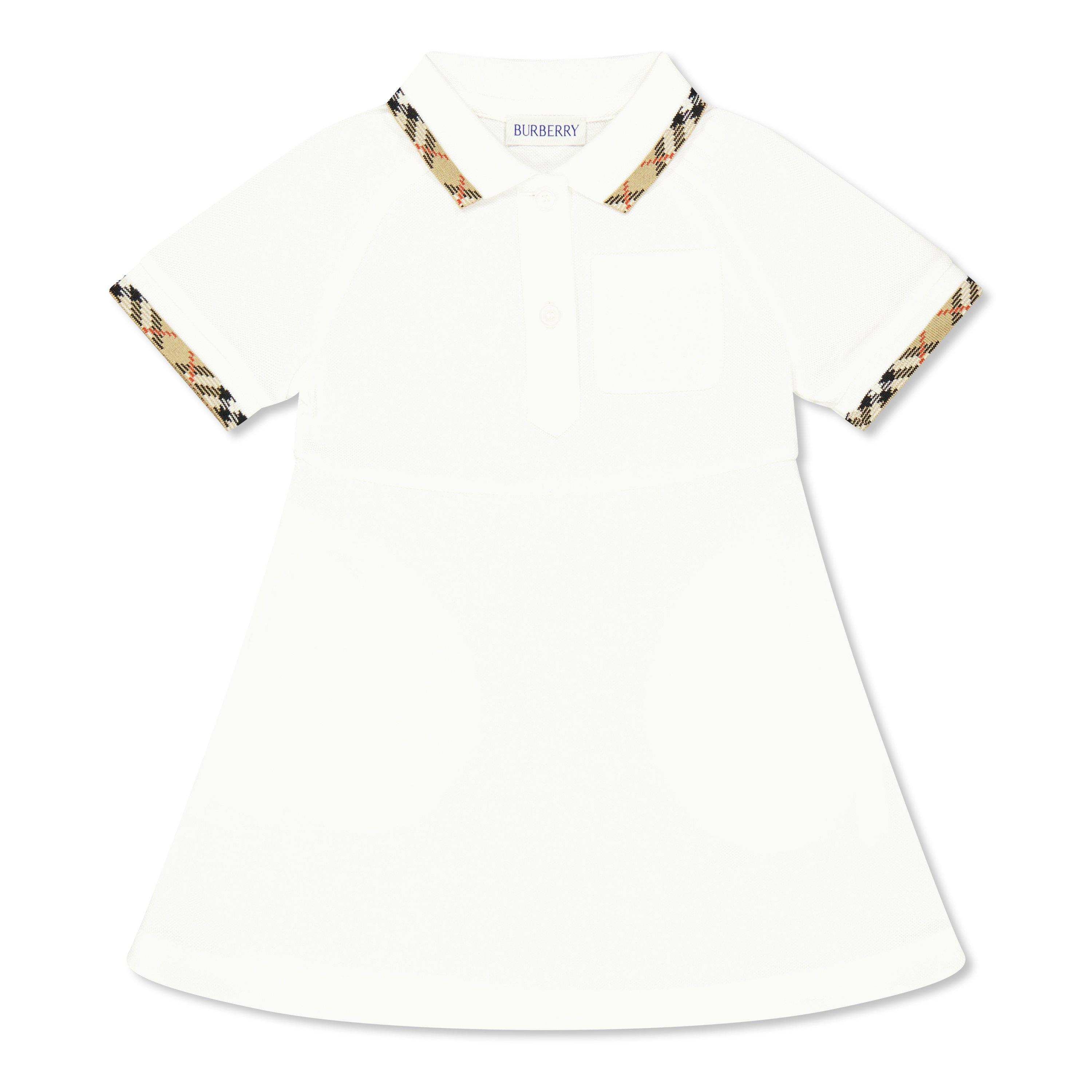 Burberry Burb Romola Drss In64 - White A1464 - Size 18M