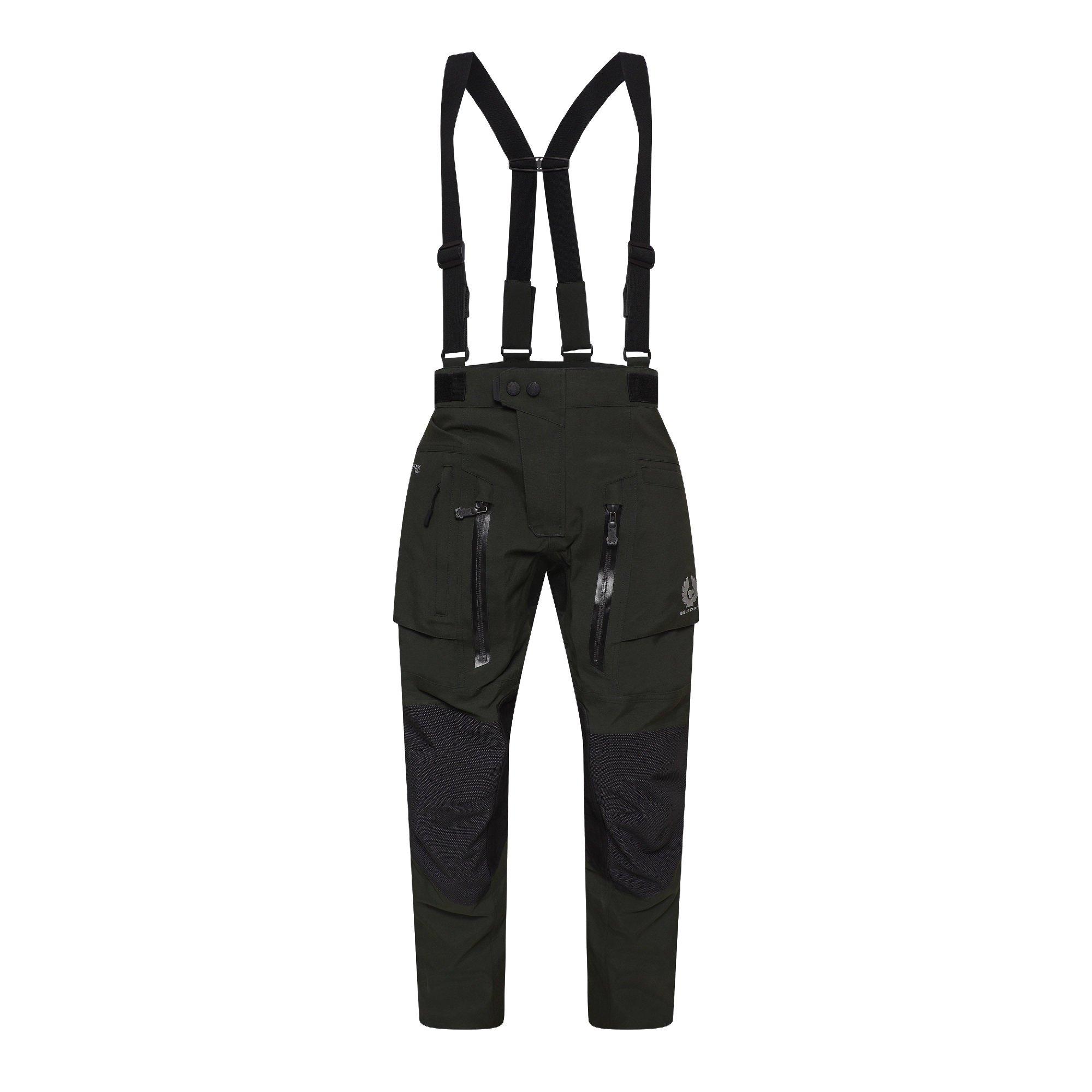 Belstaff Men's Motorcycle Bootcut Trousers - Dark Olive - 54