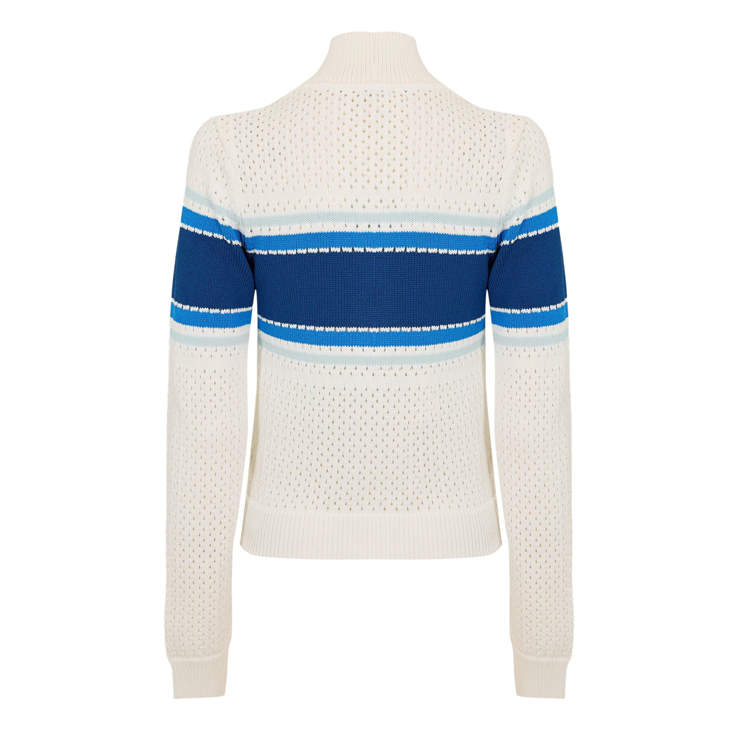 White - Casablanca - Women's Bomber Cardigan - 2