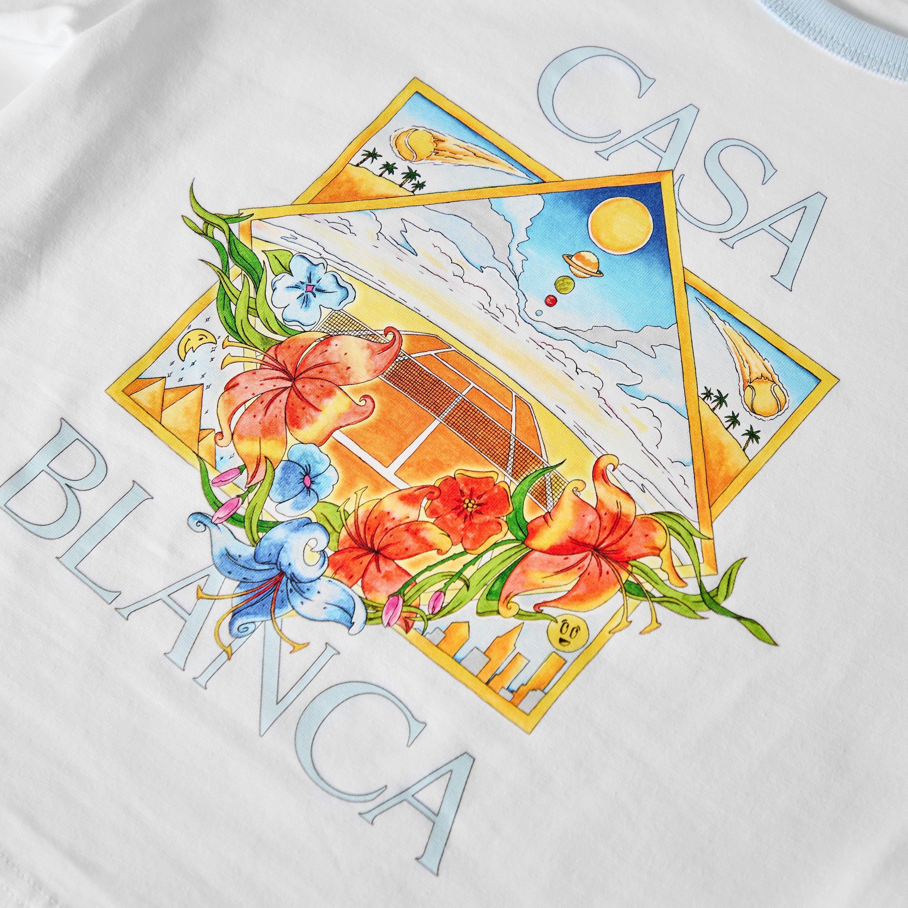 White - Casablanca - Women's Ringer Baby Tee - 5