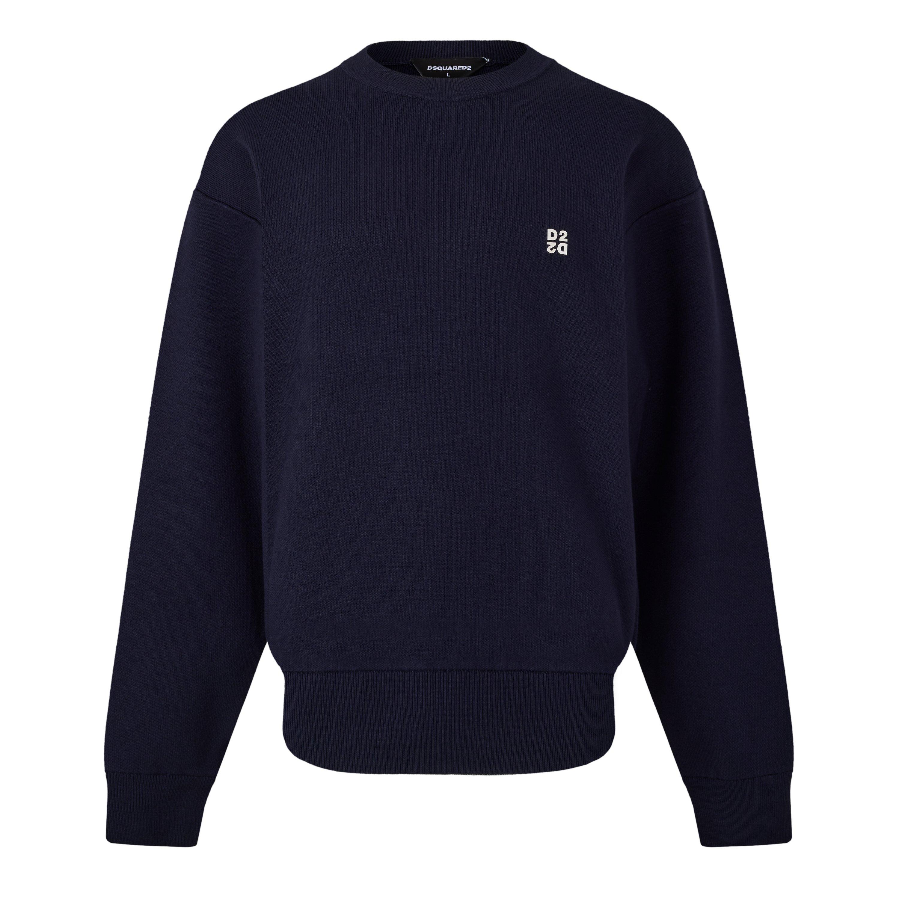 Navy Blue - DSquared2 - DSQ Mtl D2 Upside Kn Sn63 - 1