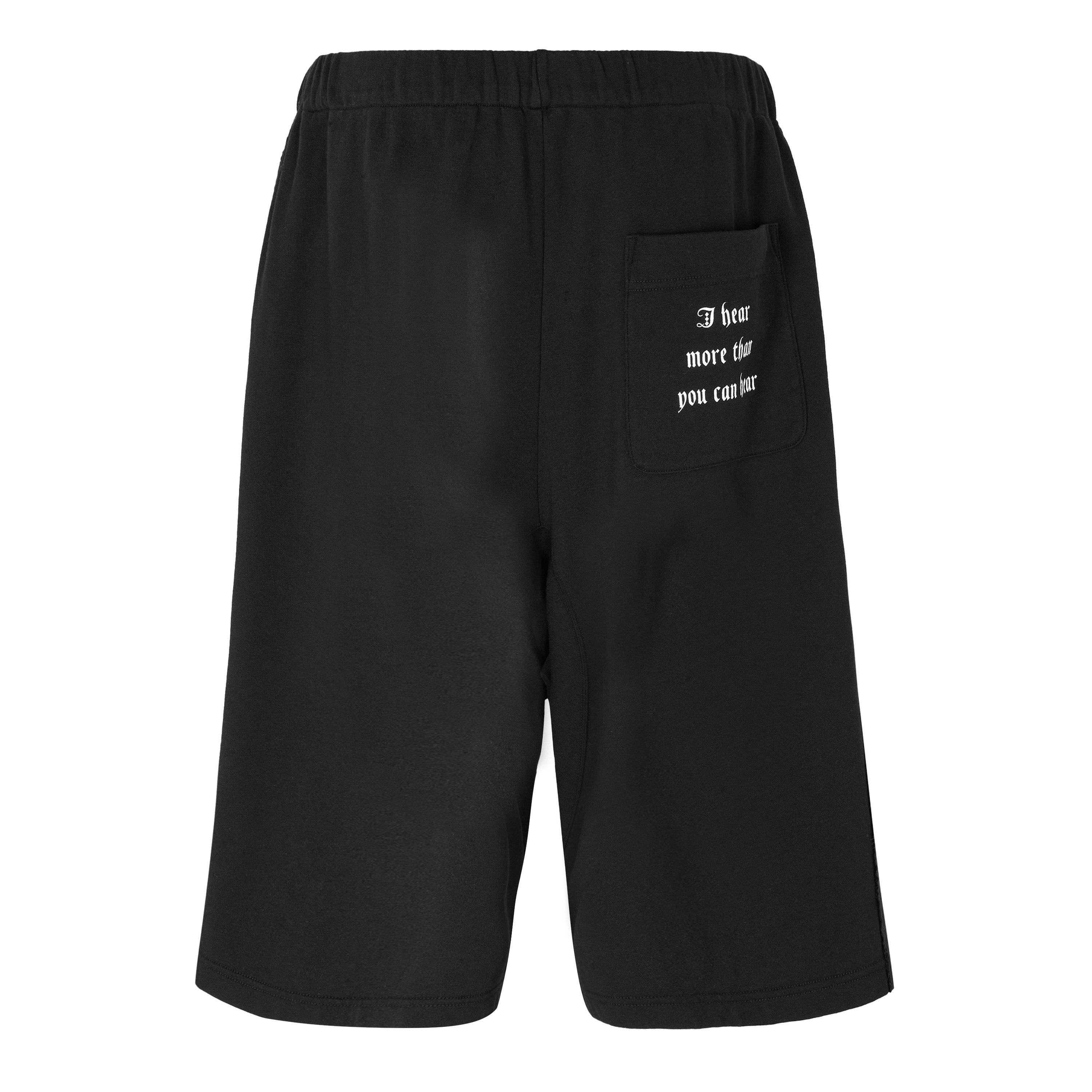 Black - Undercover - Men's I Hear More Woven Tracksuit Shorts - 2