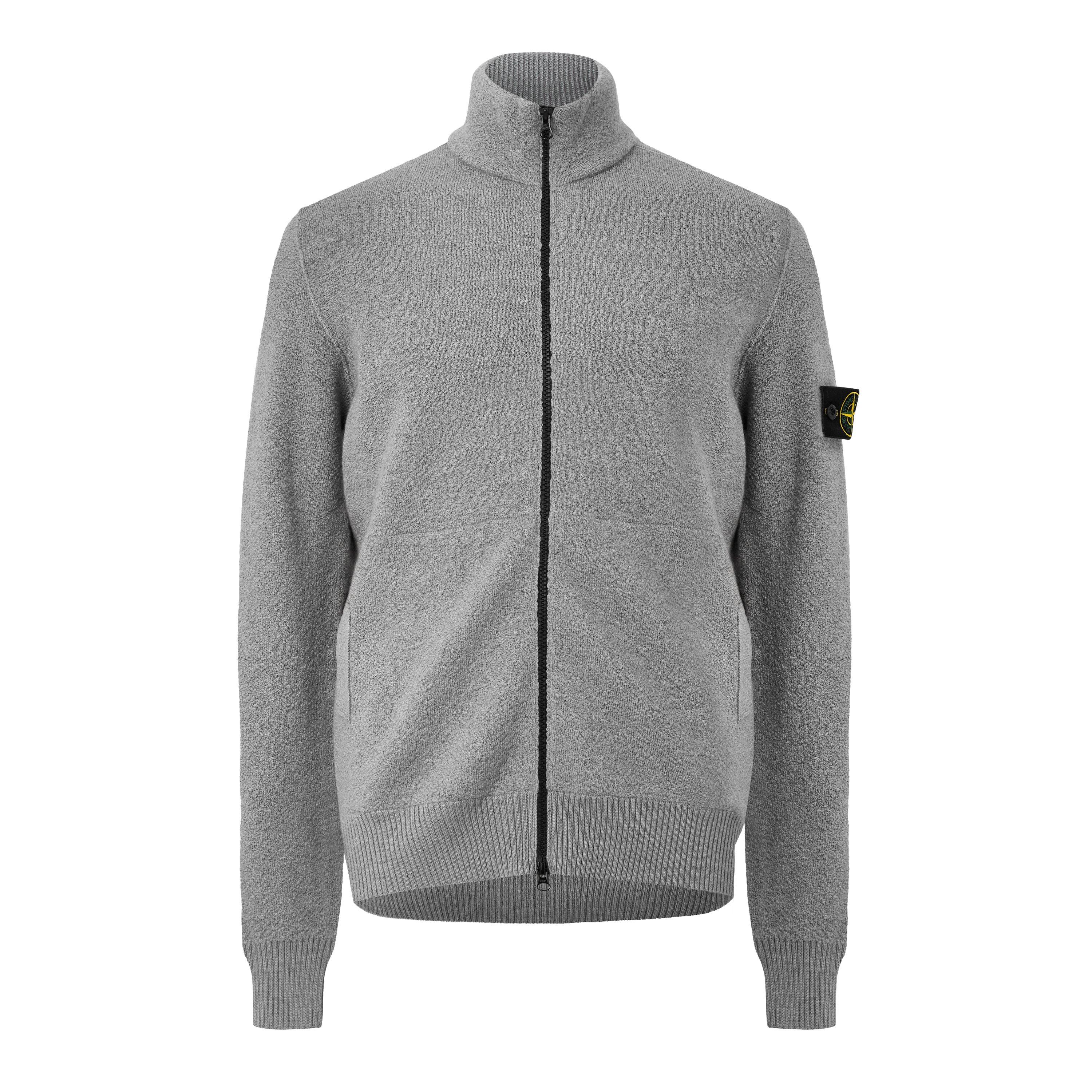 Ash Grey V0049 - Stone Island - Stone FZ Cardi Sn64 - 1