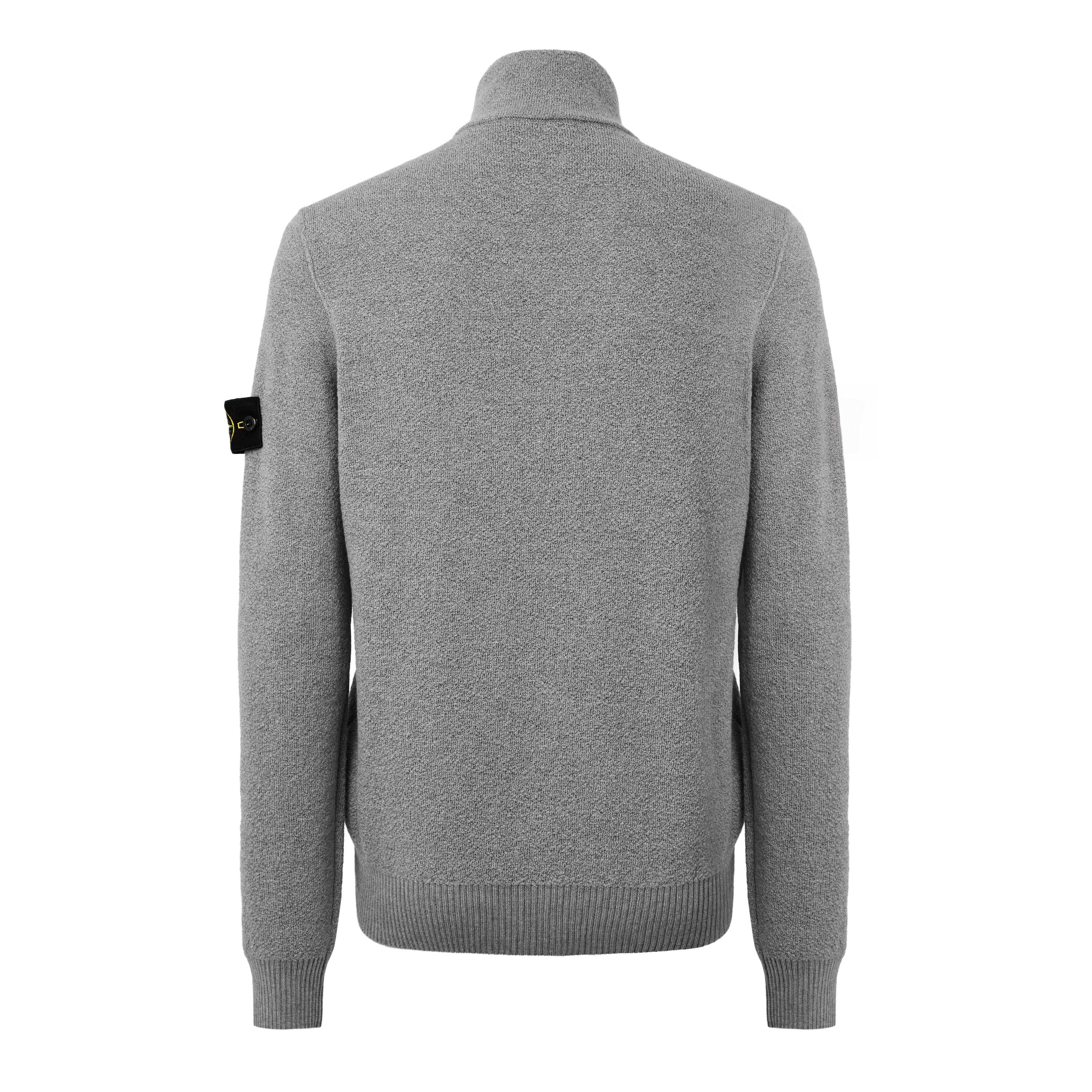 Ash Grey V0049 - Stone Island - Stone FZ Cardi Sn64 - 2