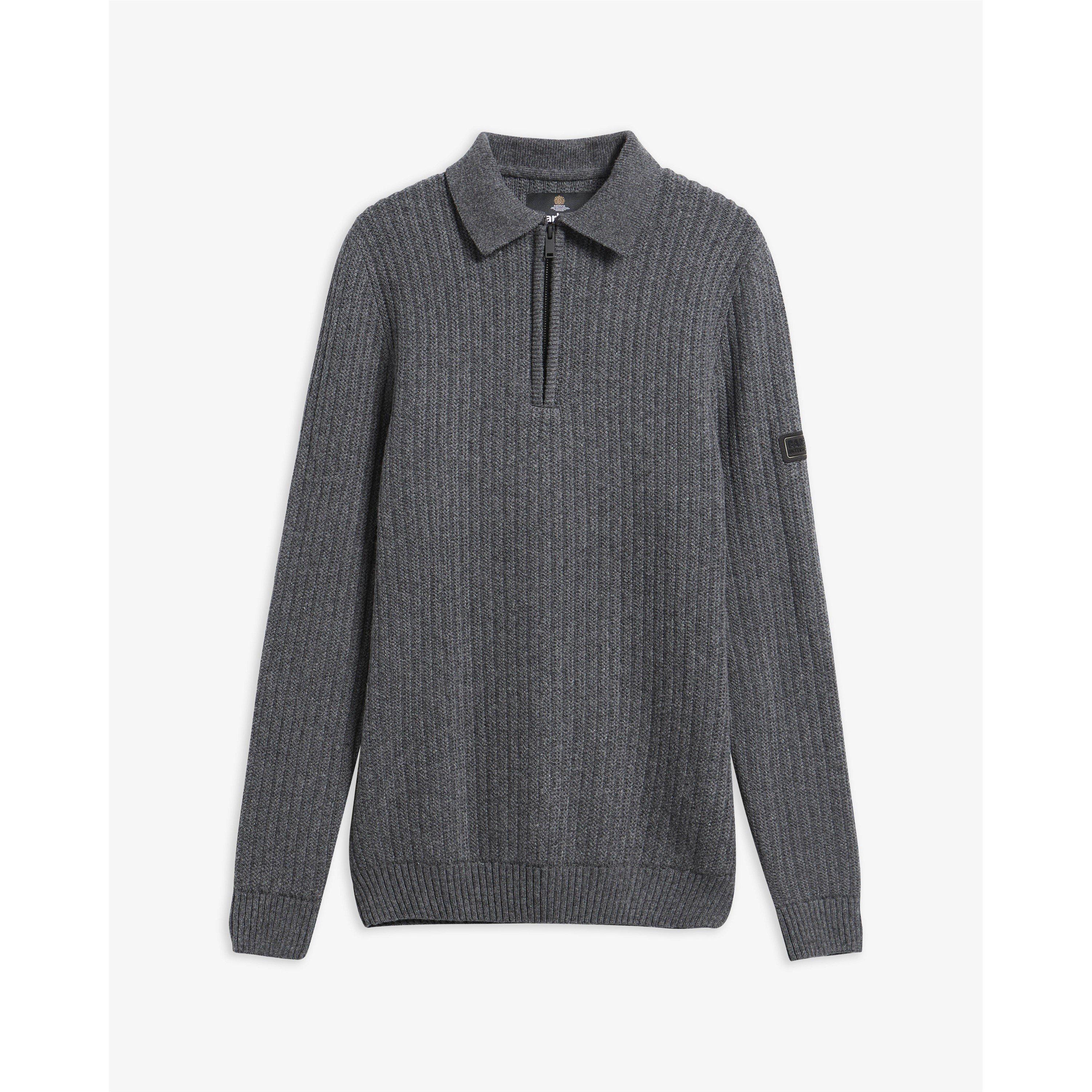 Asphalt GY75 - Barbour International - B.Int Oxham Polo Knt Sn64 - 2