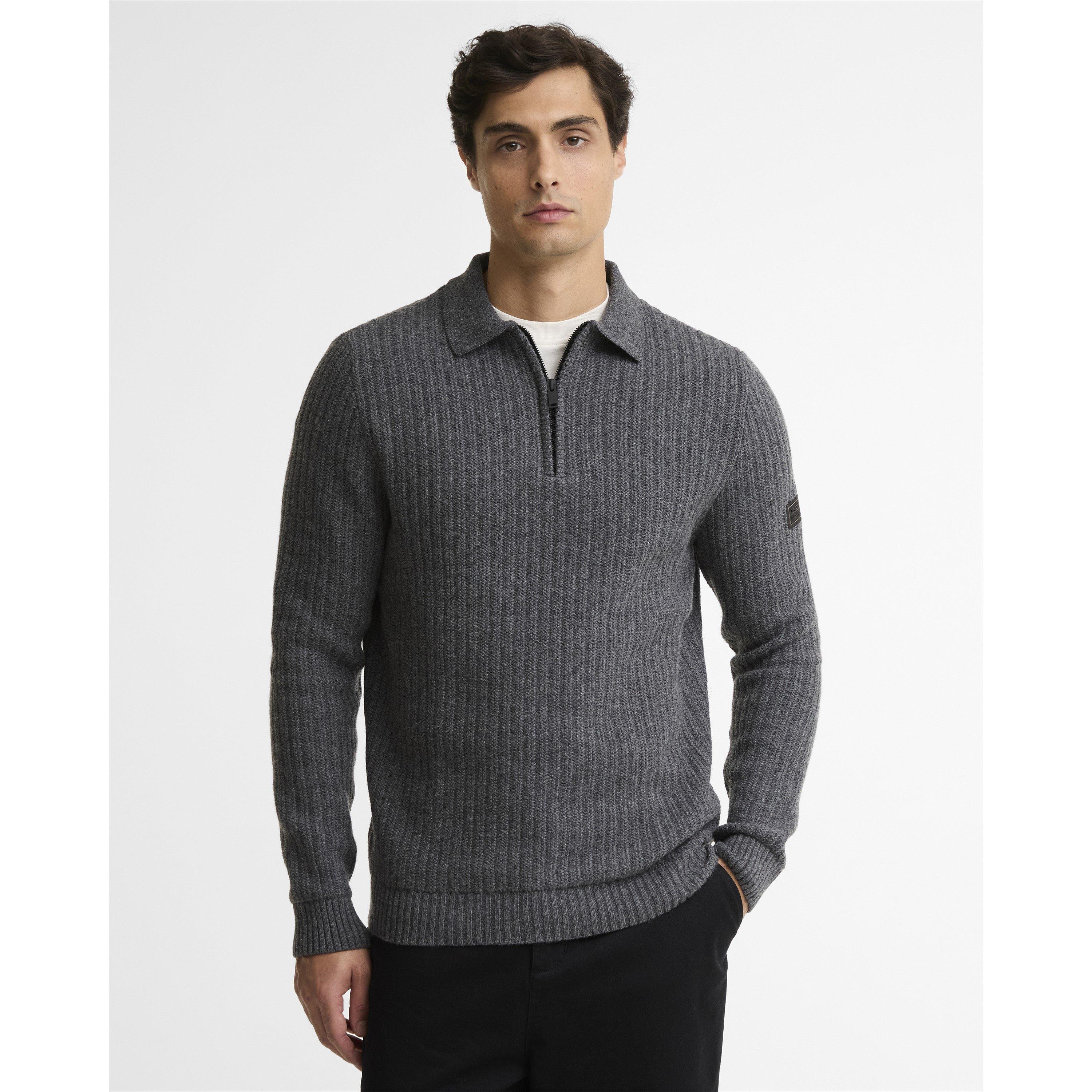Asphalt GY75 - Barbour International - B.Int Oxham Polo Knt Sn64 - 3