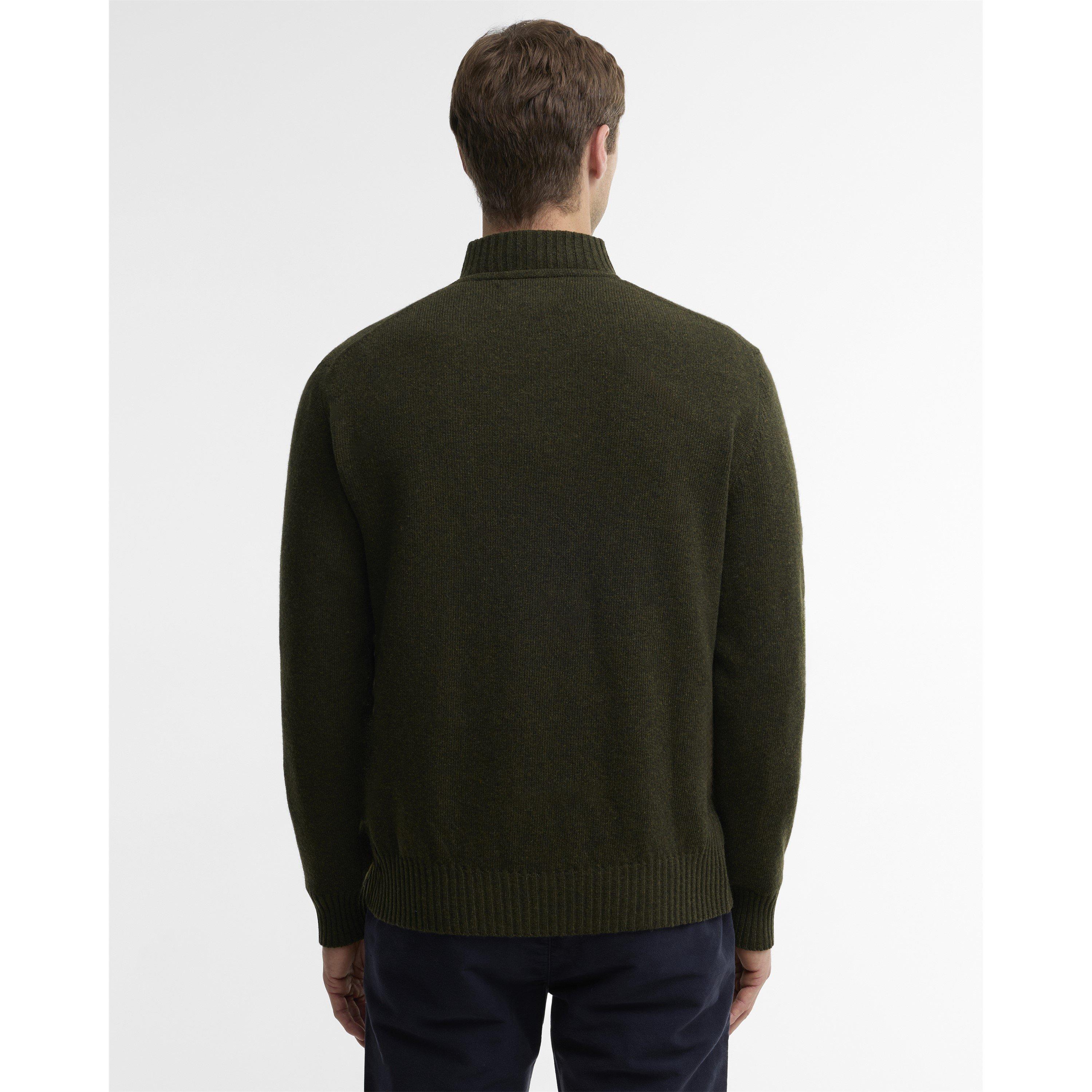 Seaweed GN73 - Barbour - Men's Wool 1/2 Zip Jumper - 3
