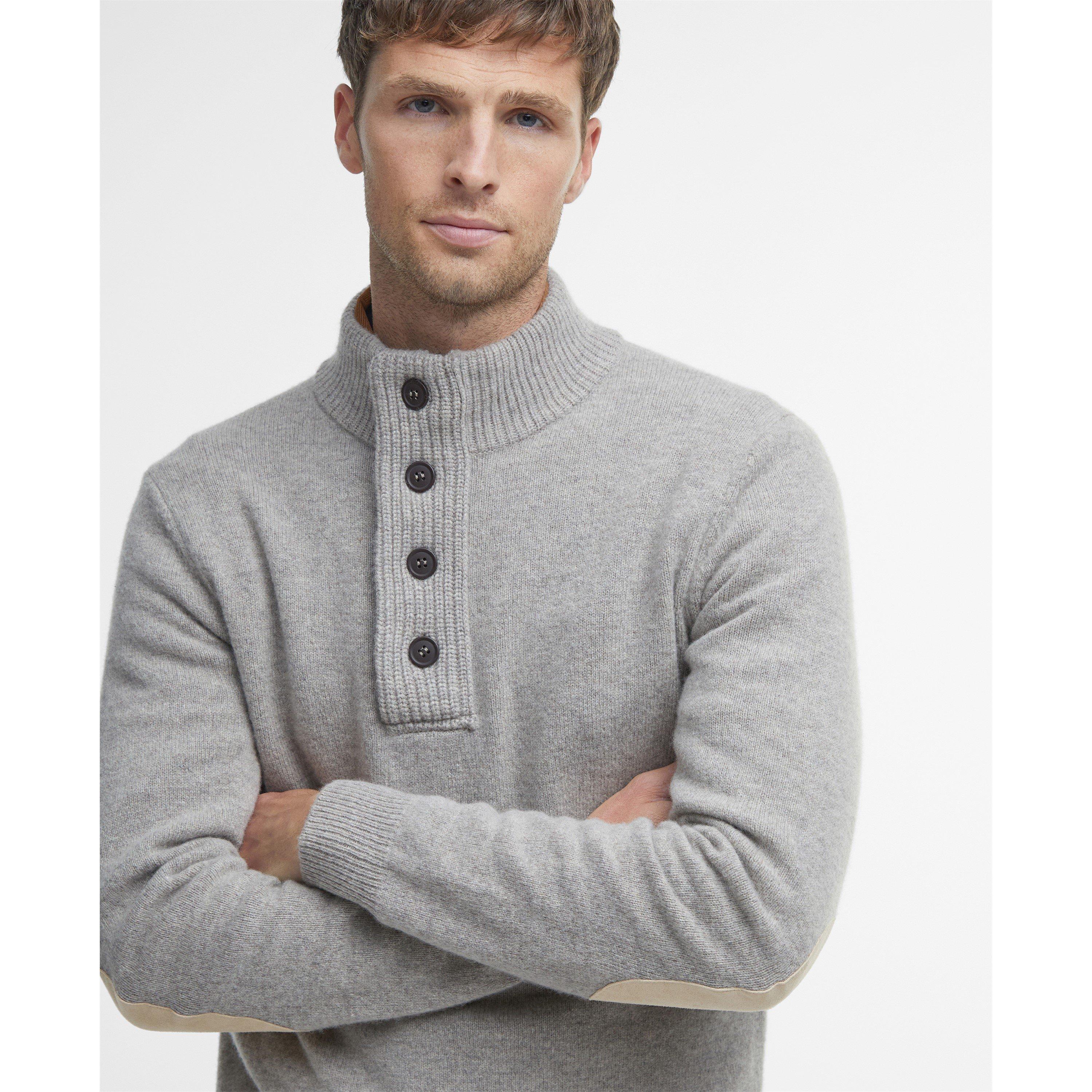 Stone ST51 - Barbour - Essential Elbow Patch Sweatshirt - 4