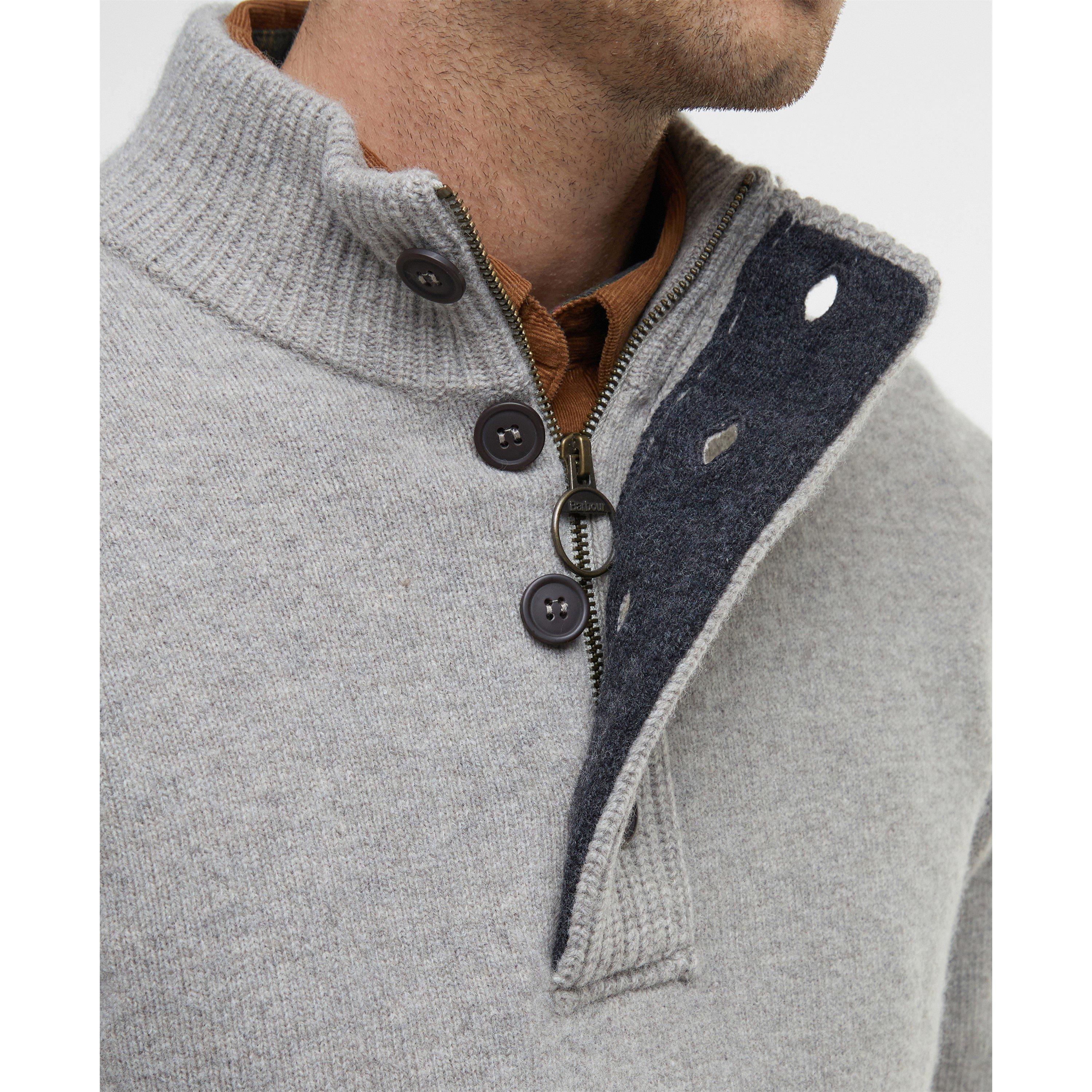 Stone ST51 - Barbour - Essential Elbow Patch Sweatshirt - 5