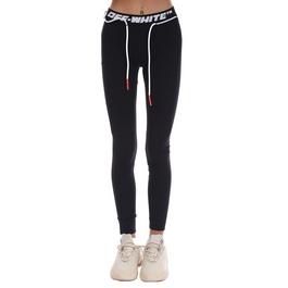 Off White Athletic Logo Band Leggings