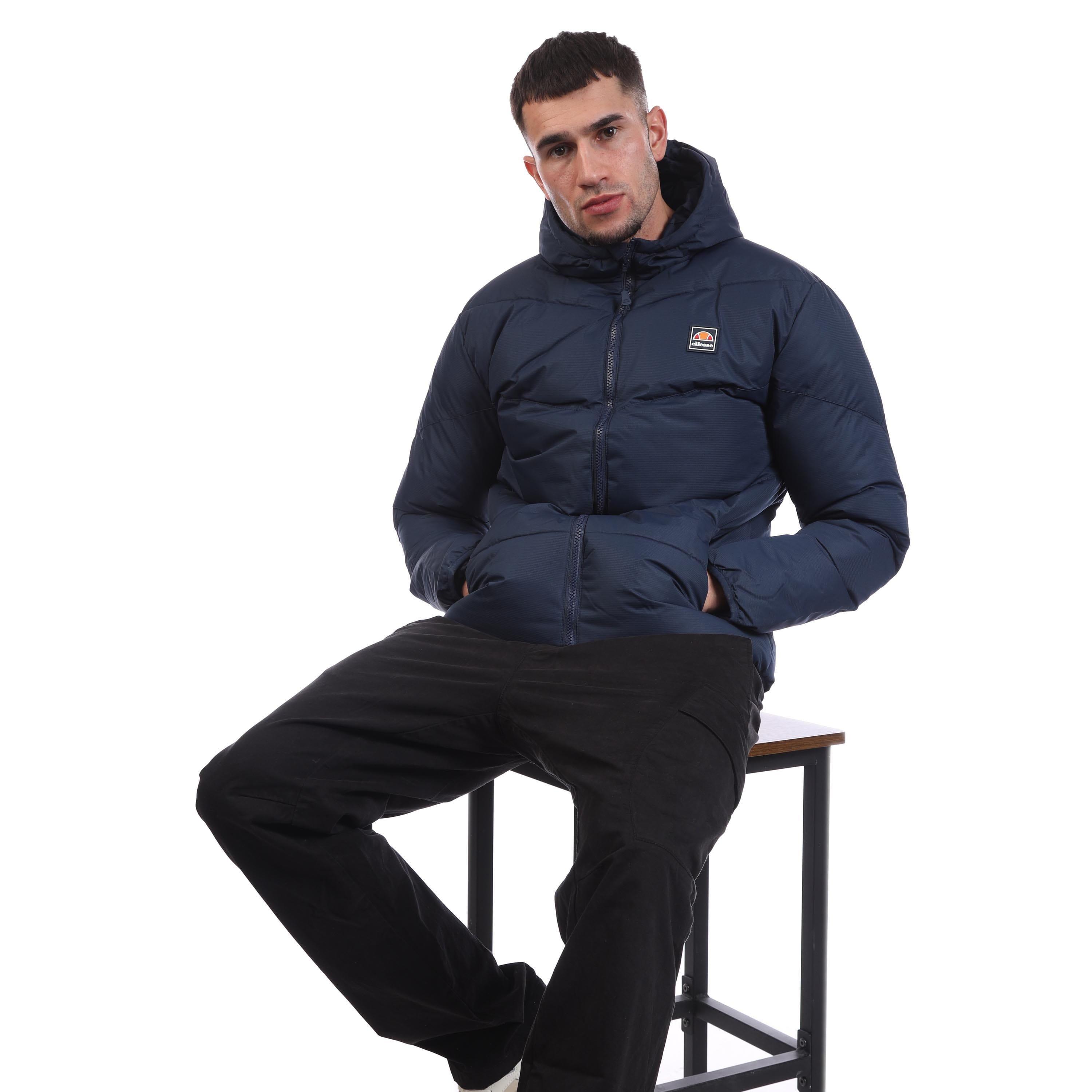 Navy - Ellesse - Performante Puffer Jacket - 4