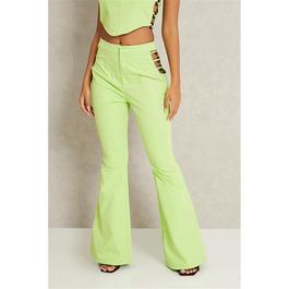 I Saw It First ISAWITFIRST Ring Detail Flared Trousers