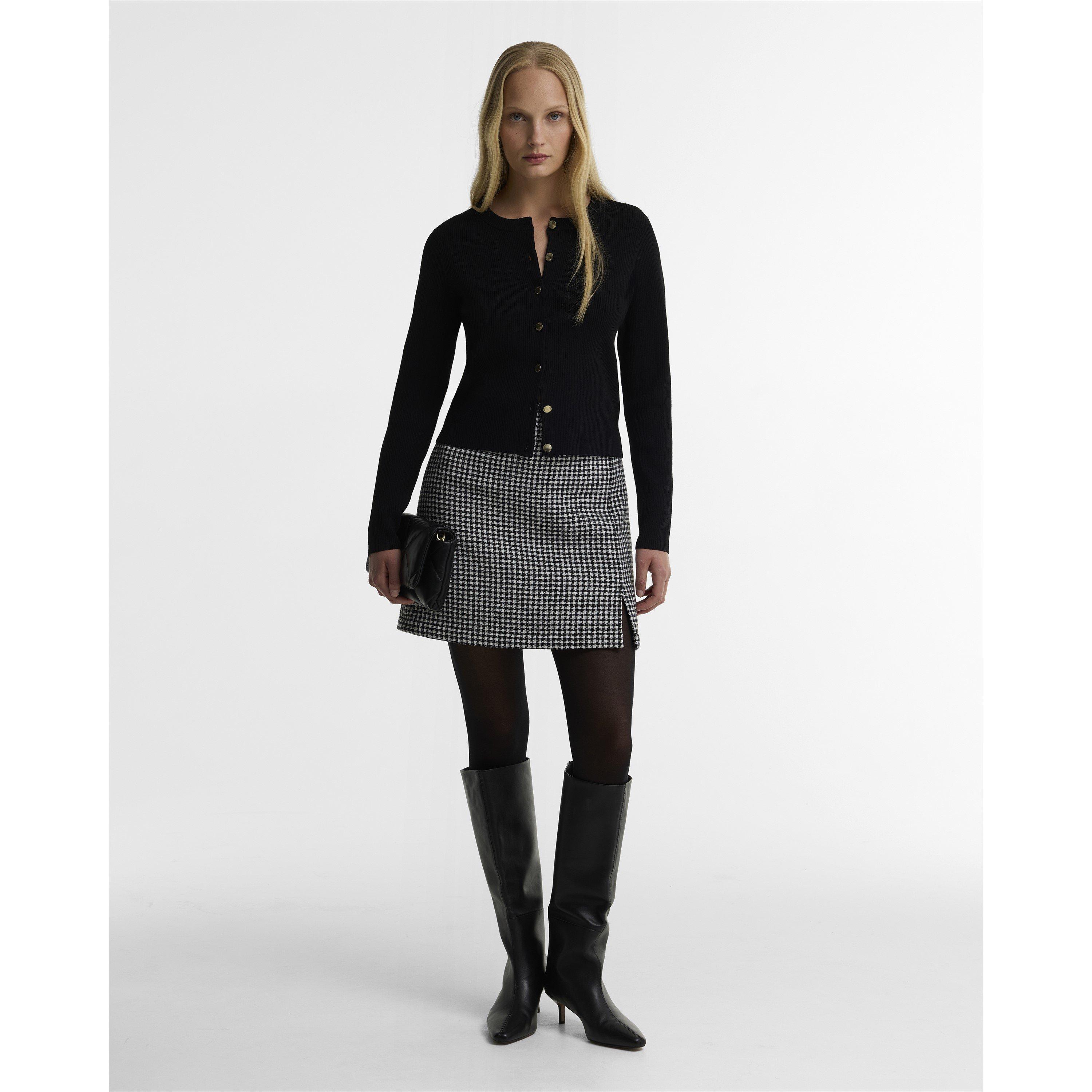 Multi - Barbour International - Women's Halina Wool-Blend Mini Skirt - 7