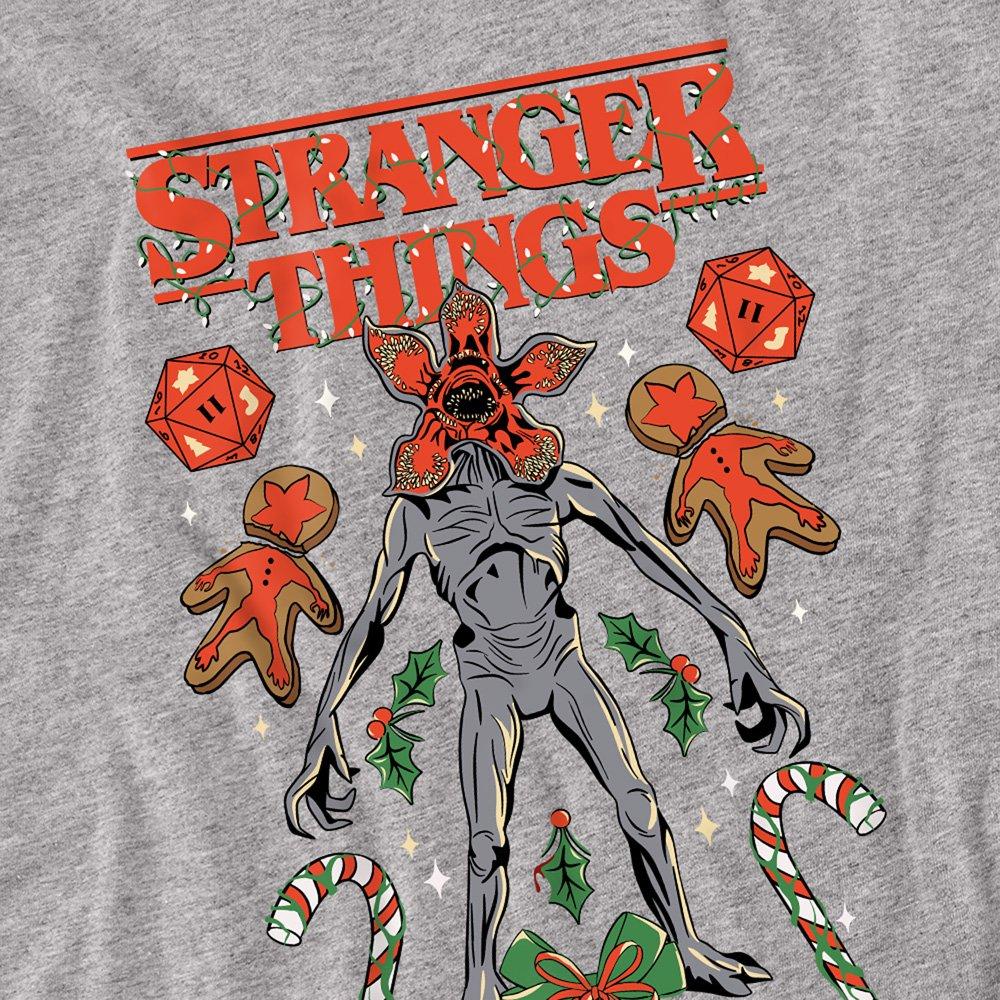 Light Grey - Stranger Things - Stranger Things Xmas Demogorgon Dice Canes Cookies - 2