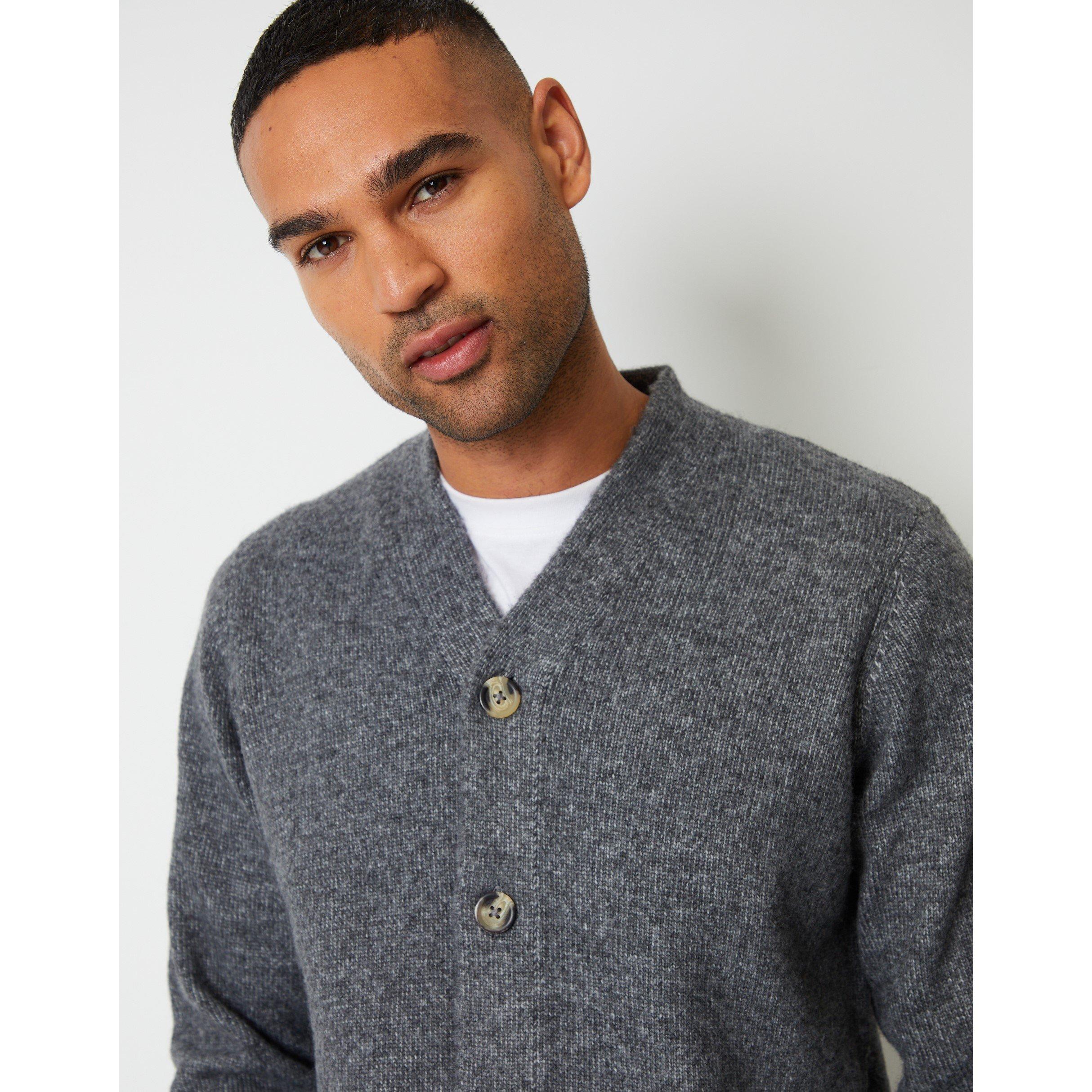 Houtskoolgrijs gemêleerd - Threadbare - Dutch Cardigan Sn99 - 4