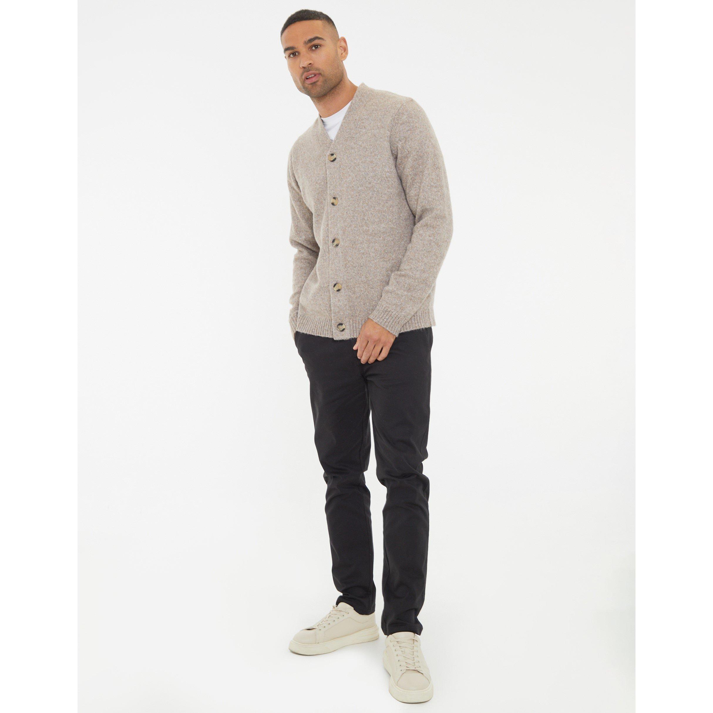 Cinzento Toupeira - Threadbare - Men's Dutch Cardigan - 2