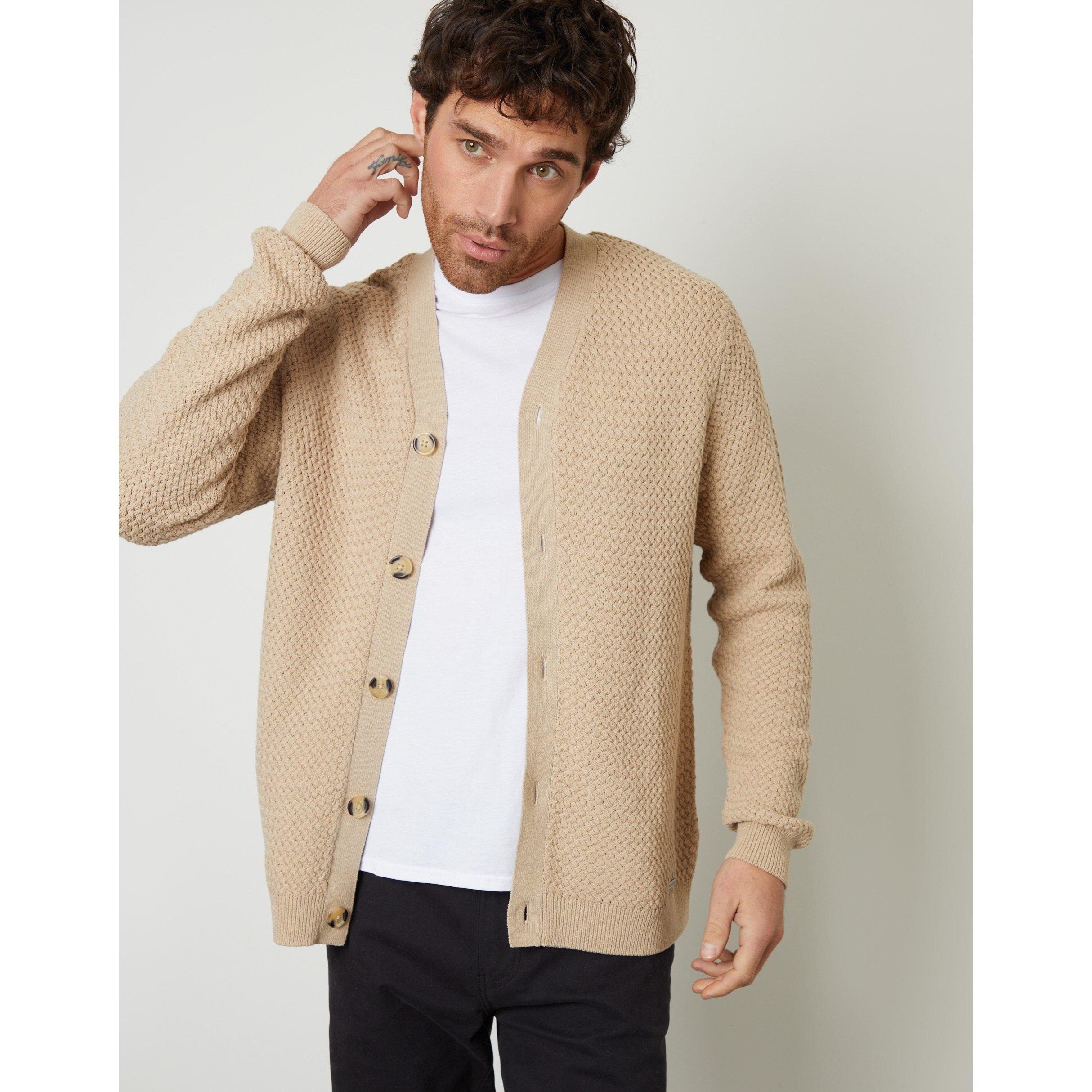 Threadbare Men's Rainham Cardigan - Dijon - 2X Large