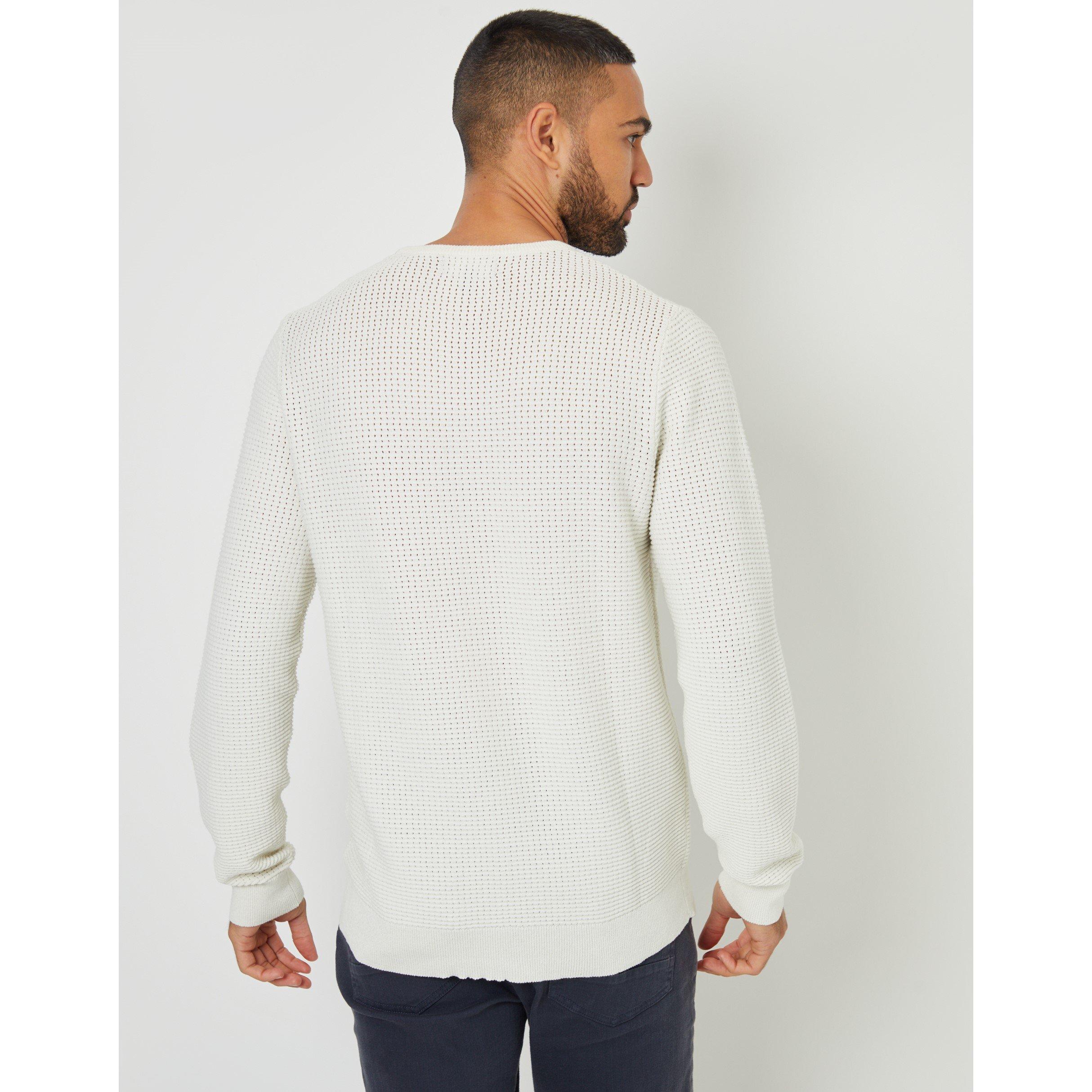 Ecru - Threadbare - Yarra Crew Jumper Sn99 - 3