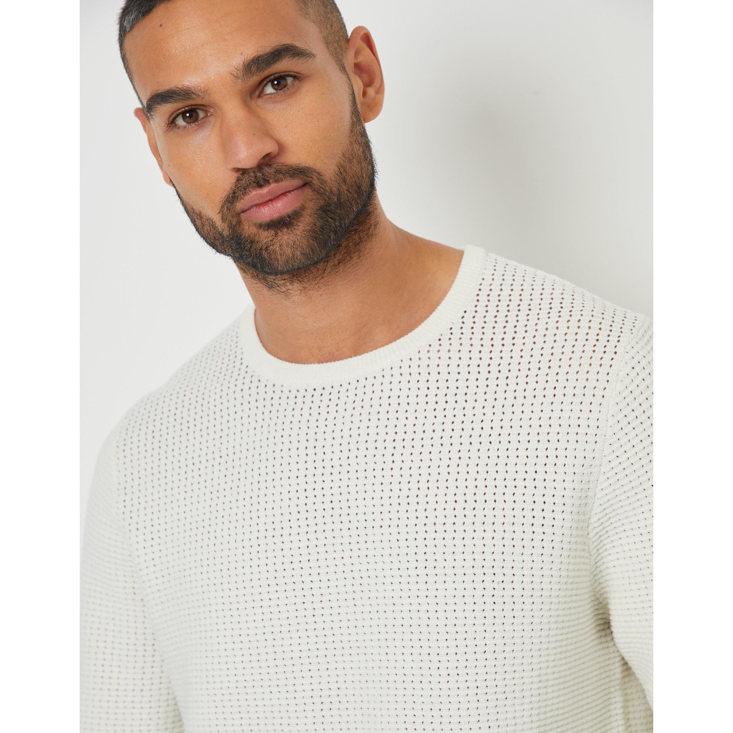 Ecru - Threadbare - Yarra Crew Jumper Sn99 - 4