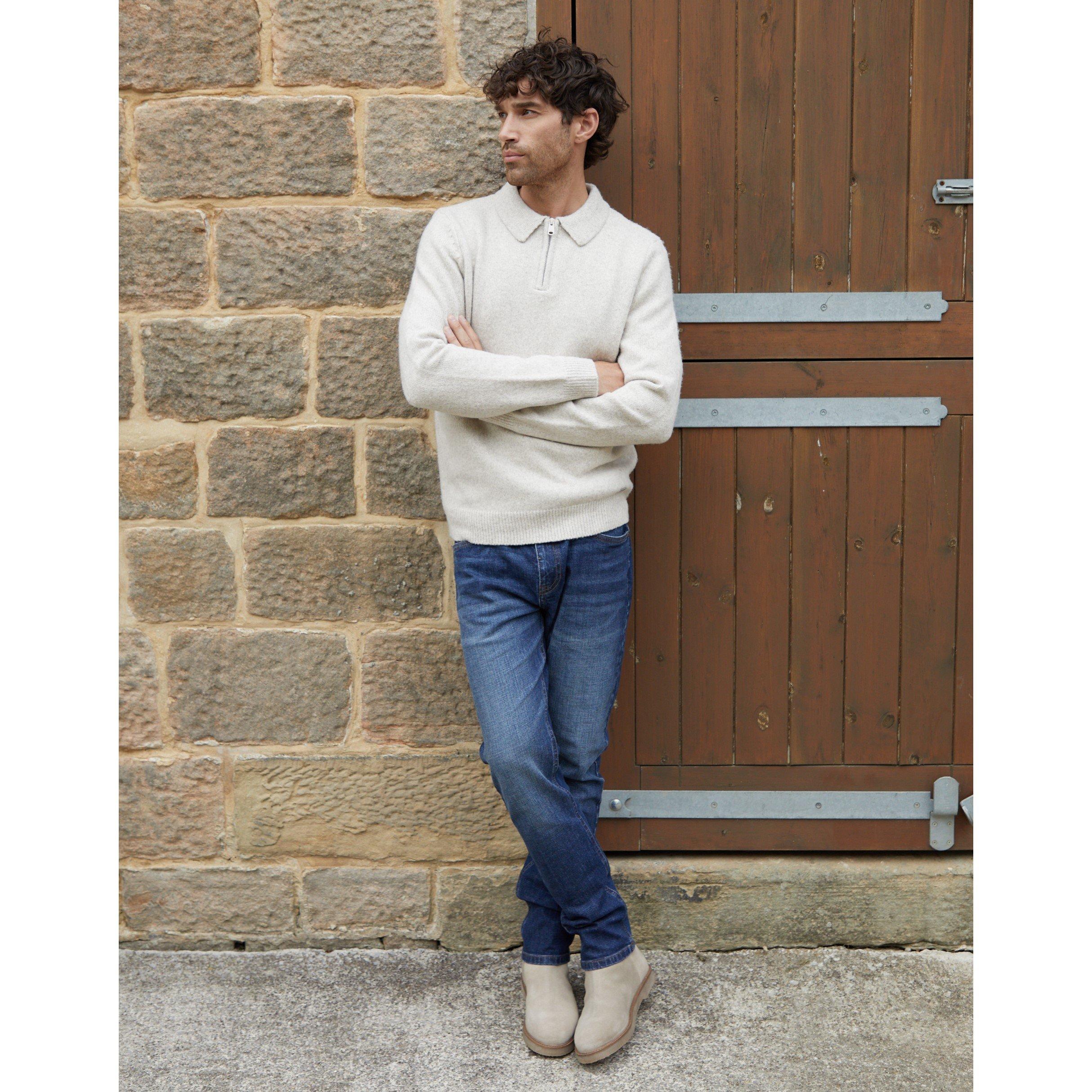 Ecru chiné - Threadbare - Windermere L/S Zp Sn99 - 2