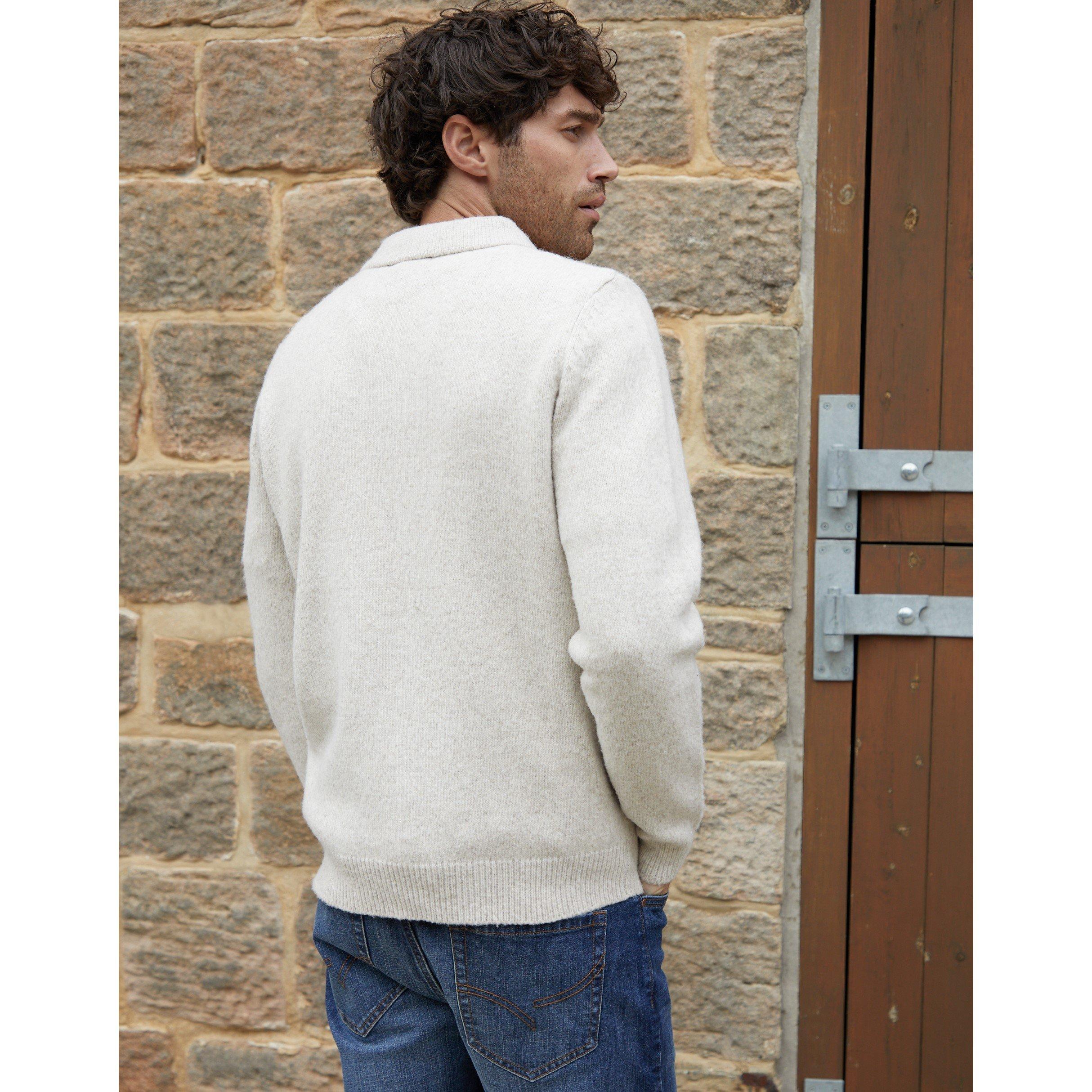 Ecru chiné - Threadbare - Windermere L/S Zp Sn99 - 3