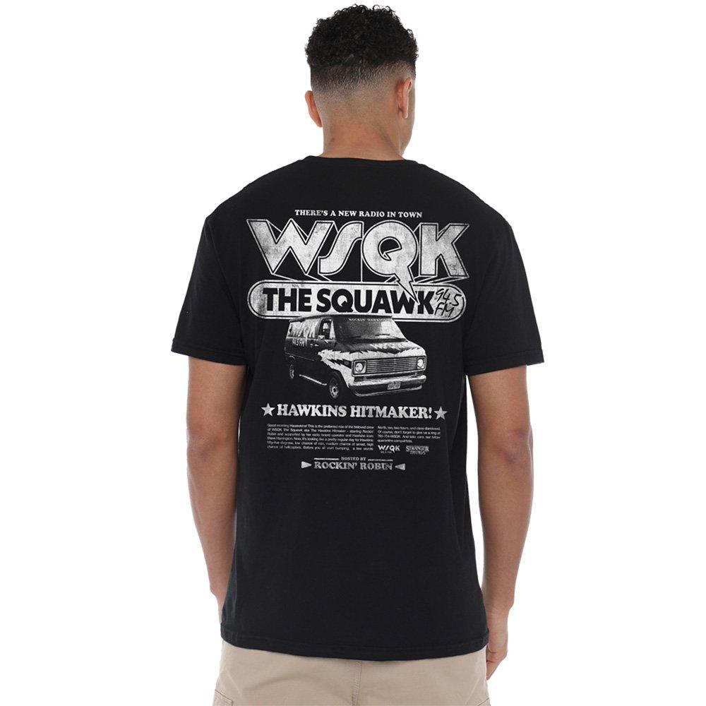 Black - Stranger Things - Stranger Things Hawkins Hitmaker Wsqk Back T-Shirt - 1