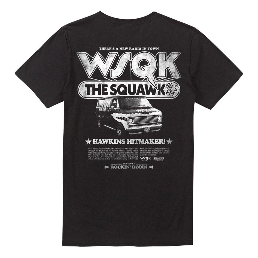 Black - Stranger Things - Stranger Things Hawkins Hitmaker Wsqk Back T-Shirt - 4