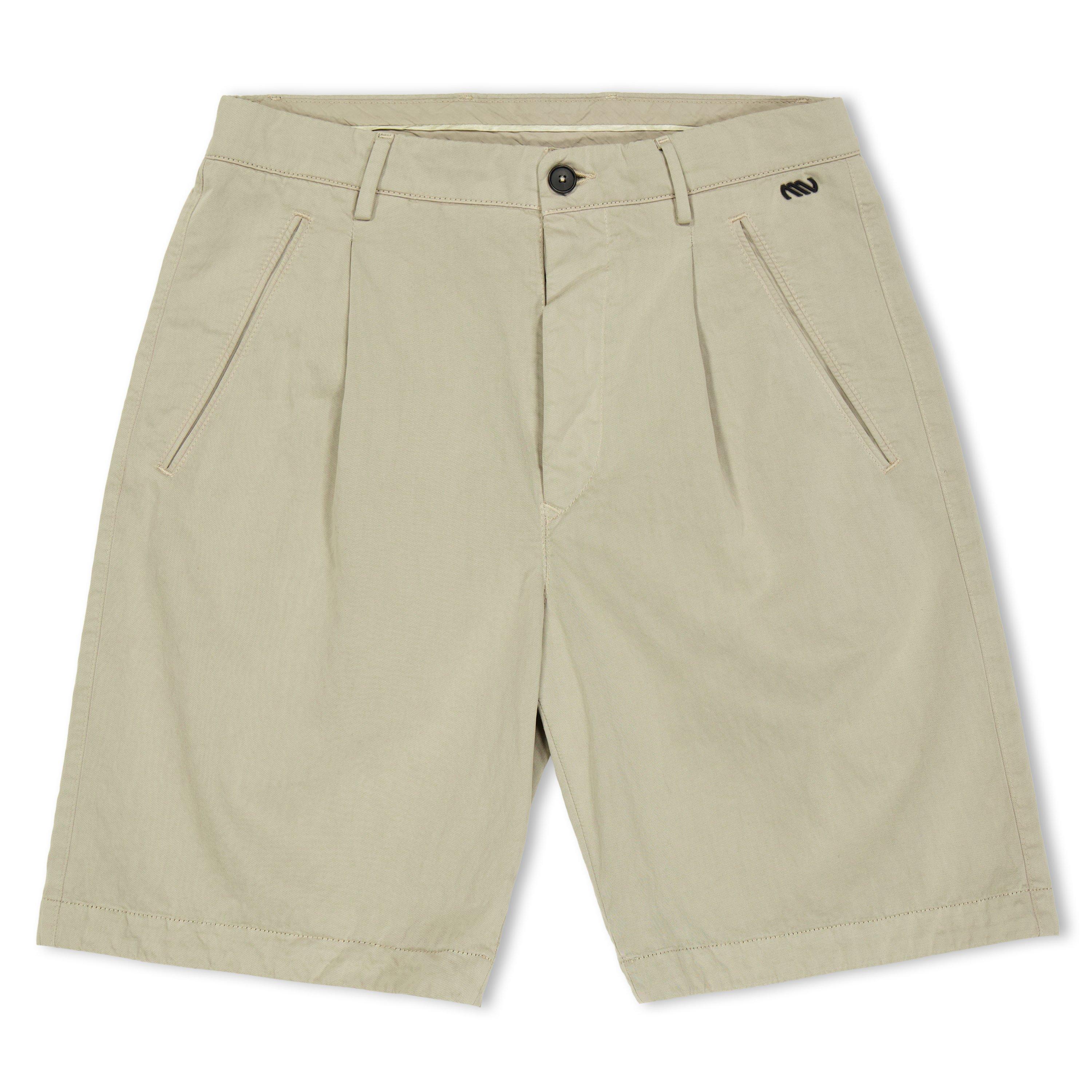 Oxford Tan 310 - Massimo Osti Studio - Men's Gaberdine Cargo Shorts - 1