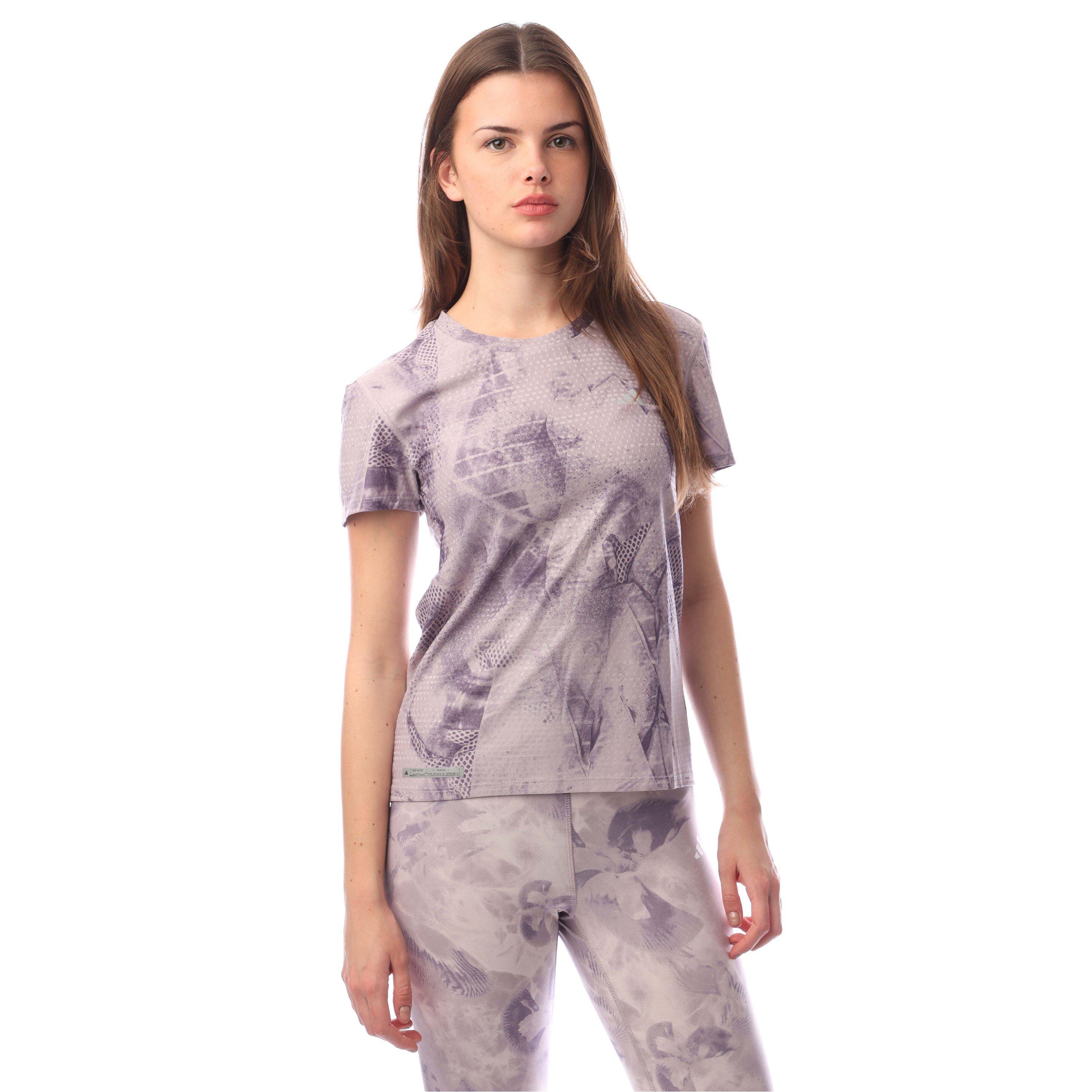 Purple - adidas - Ultimate Allover Print T-Shirt - 1