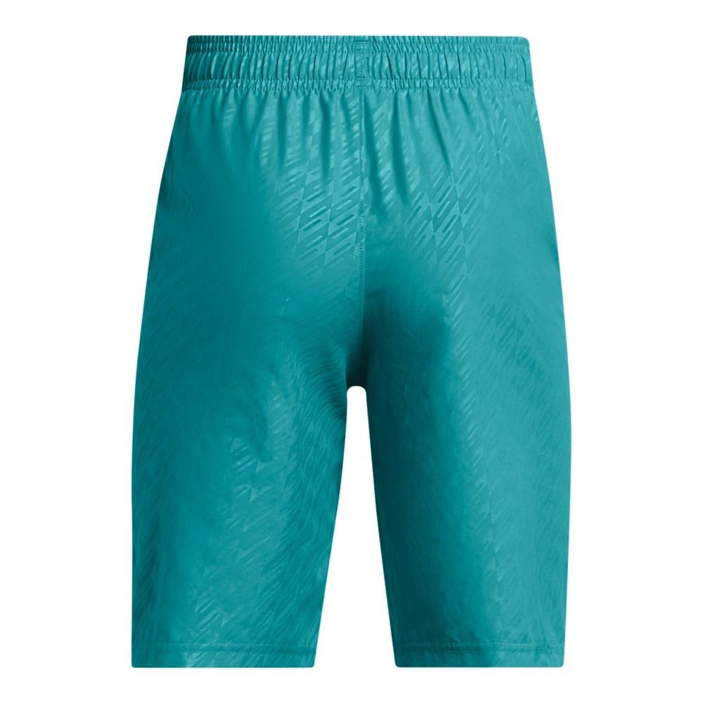 Blue - Under Armour - Woven Emboss Shorts - 2