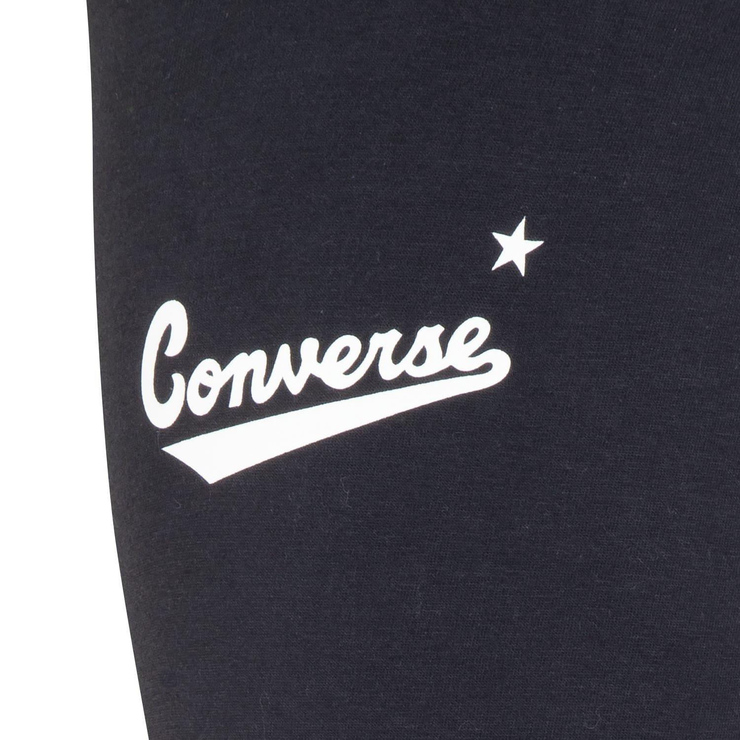 Black - Converse - Logo Graphic Leggings - 3