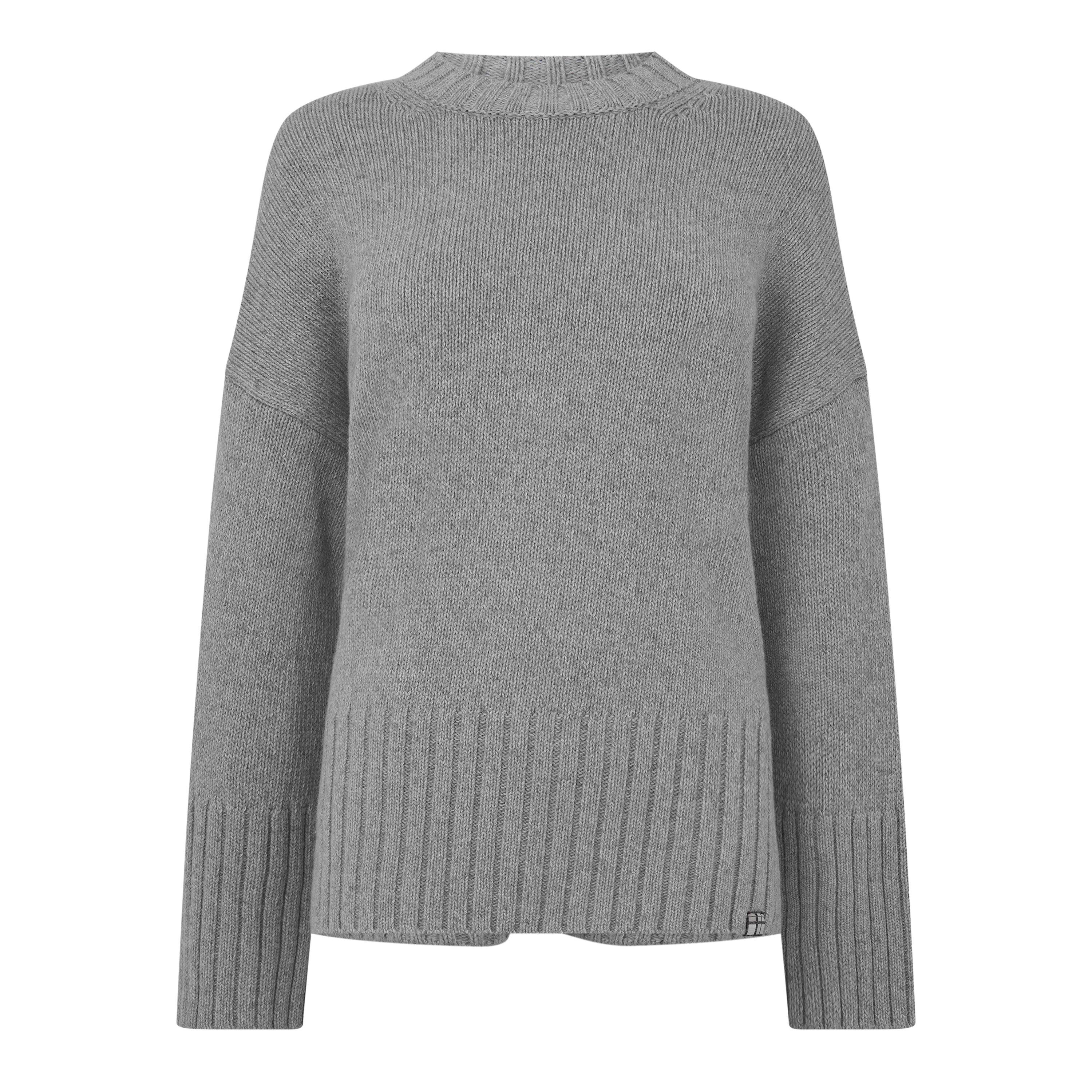 Barbour B.Li Gaia Jumper Ld64 - Grey - Size 8 (XS)