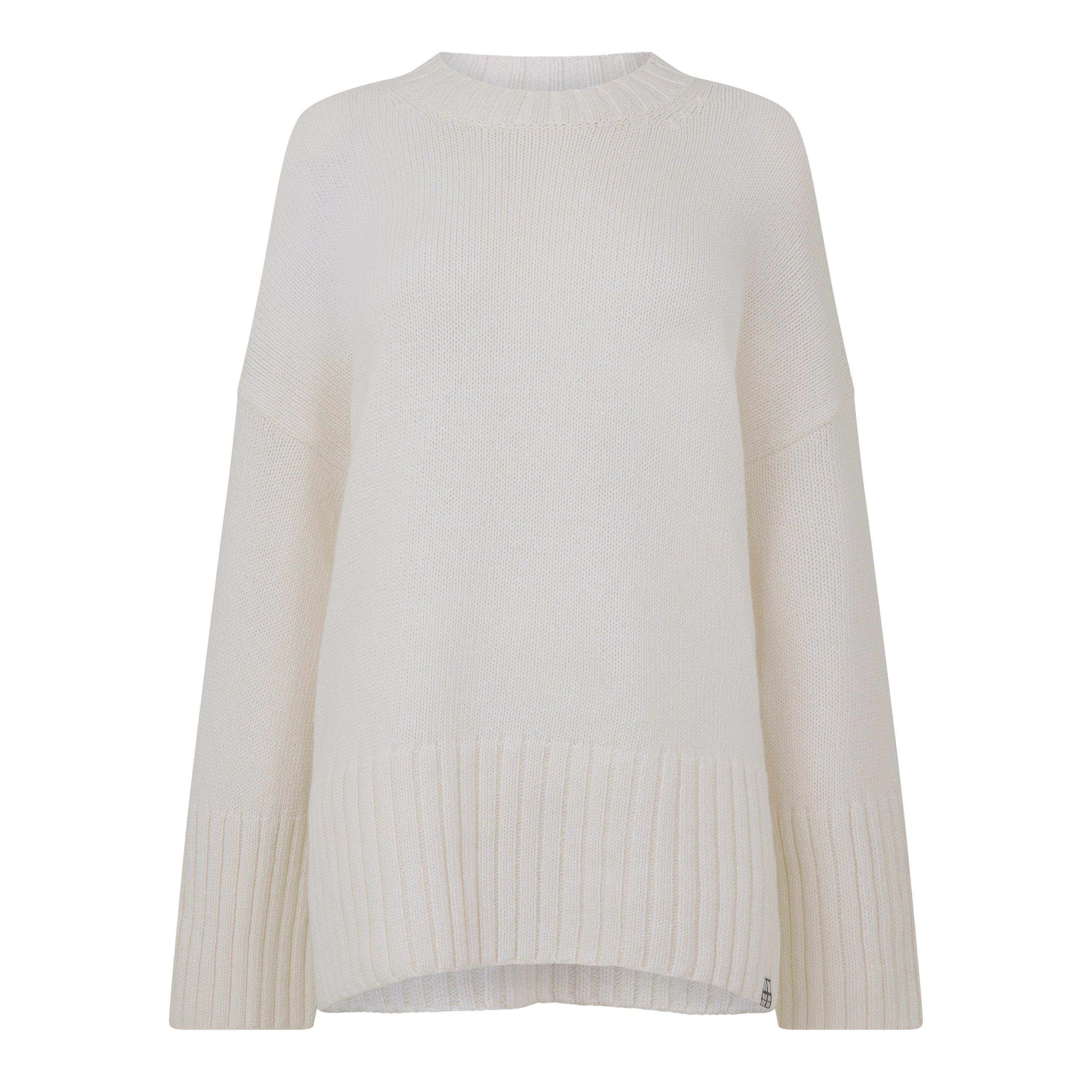 Barbour Women's B.li Gaia Jumper Ld64 - Cloud - 8 (XS)