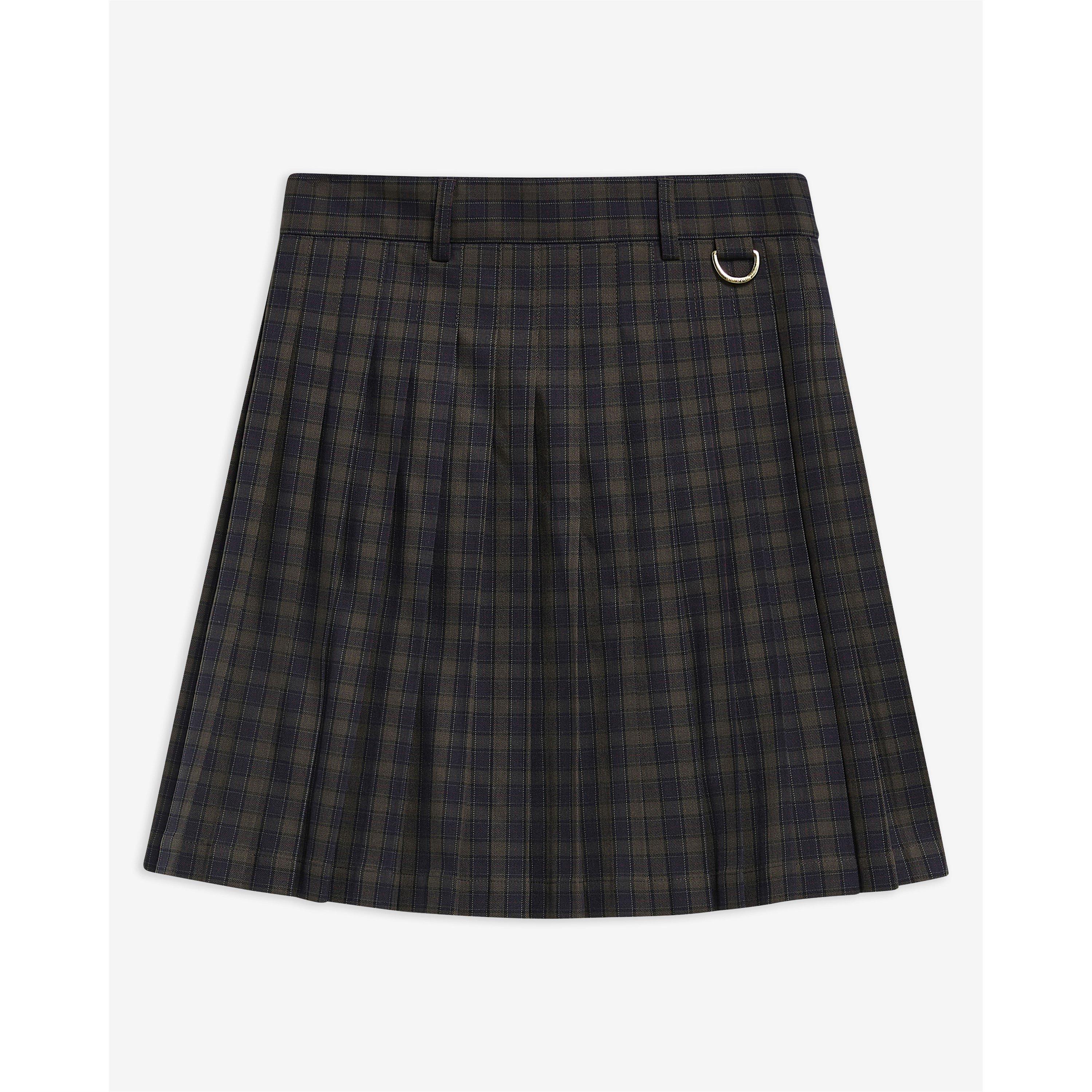 Shadow Classic - Barbour - Women's Carville Barbour Re-Engineered Tartan Mini Pleated Skirt - 5
