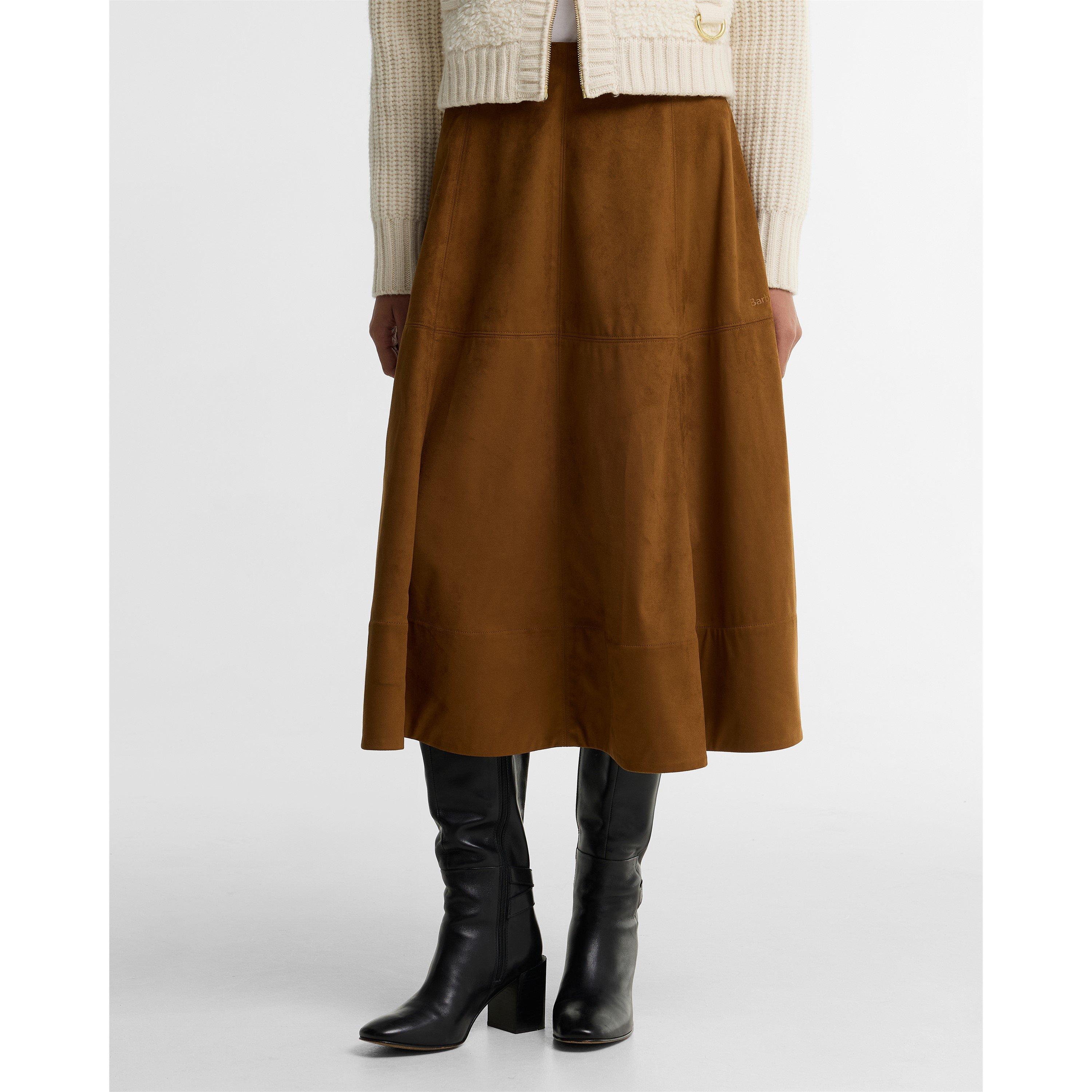 Tan - Barbour - B.Li Rothley Skirt Ld64 - 2