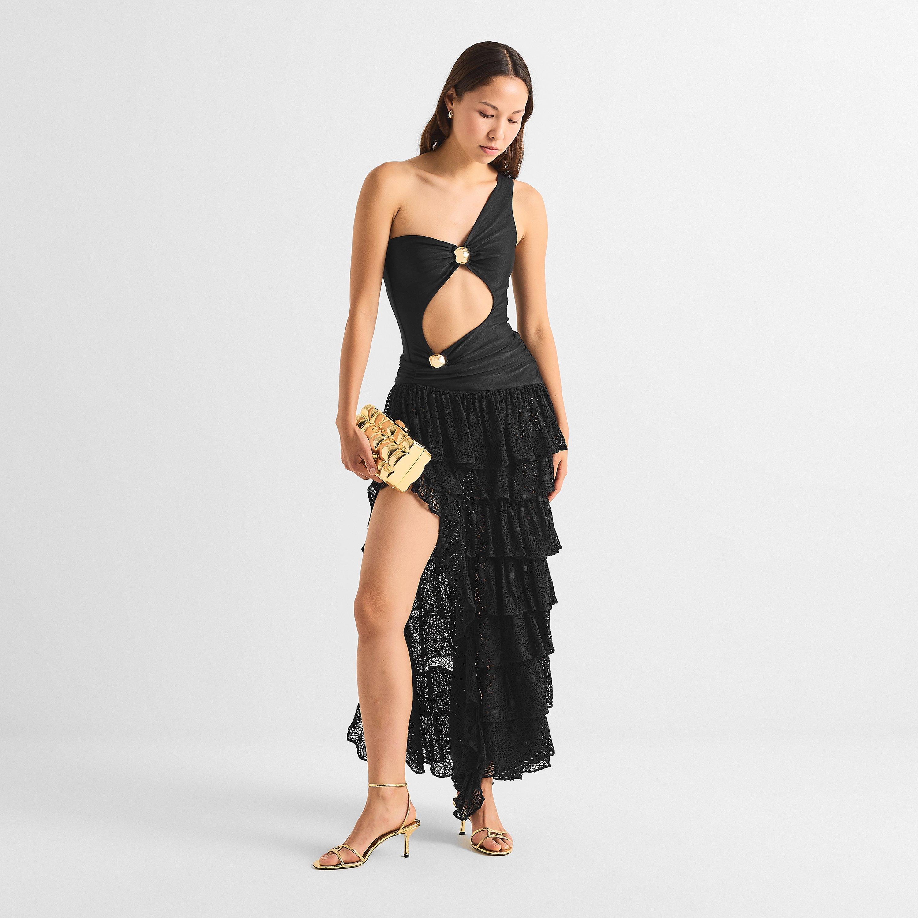 Black - Patbo - Women's Martina Maxi Skirt - 6