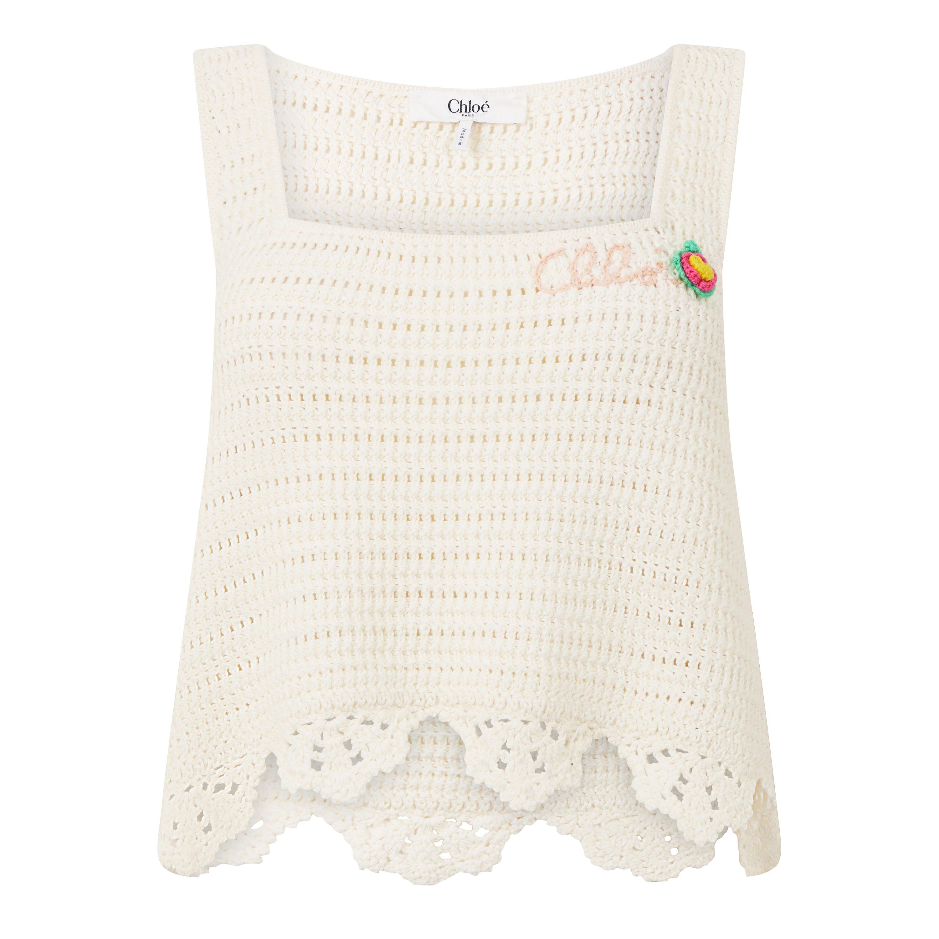 Chloe Women's MH05 Knitted Top - Iconic Milk - Size 38 (UK 10)