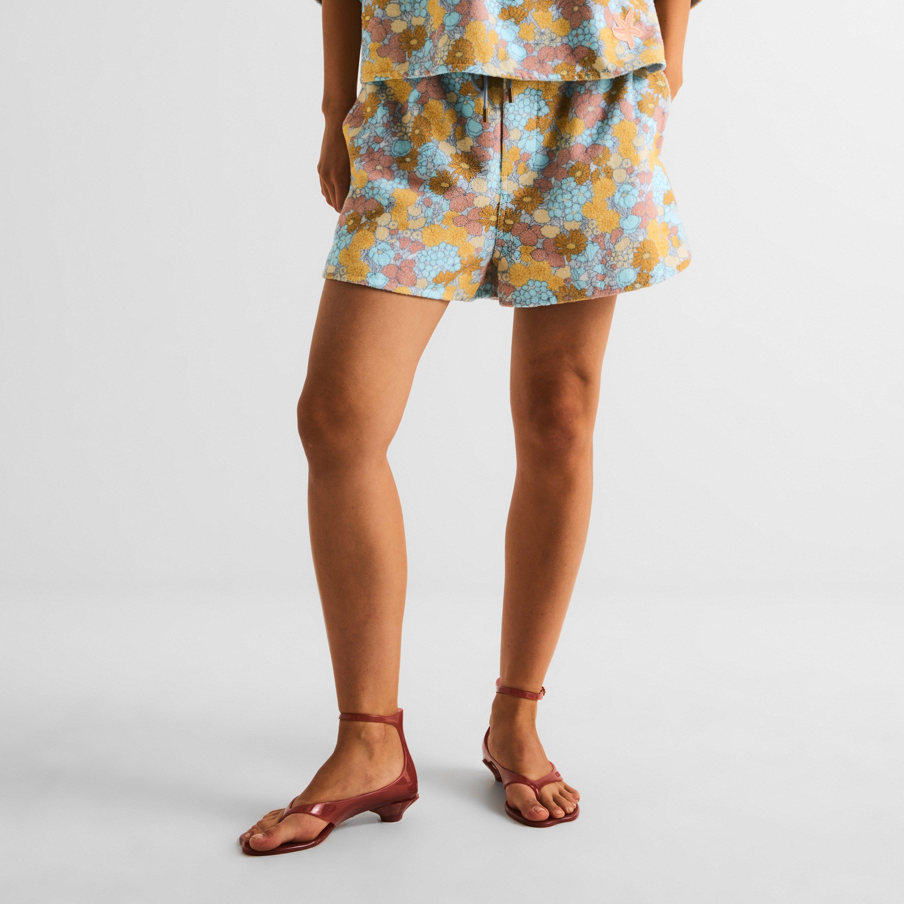Multi Blue - Chloe - Women's Woven Tracksuit Shorts - 3